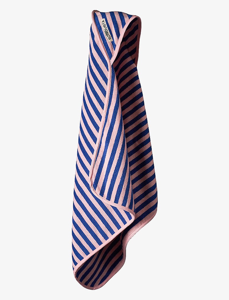 Bongusta - Naram Baby Towel - badekåber - dazzling blue & rose - 1