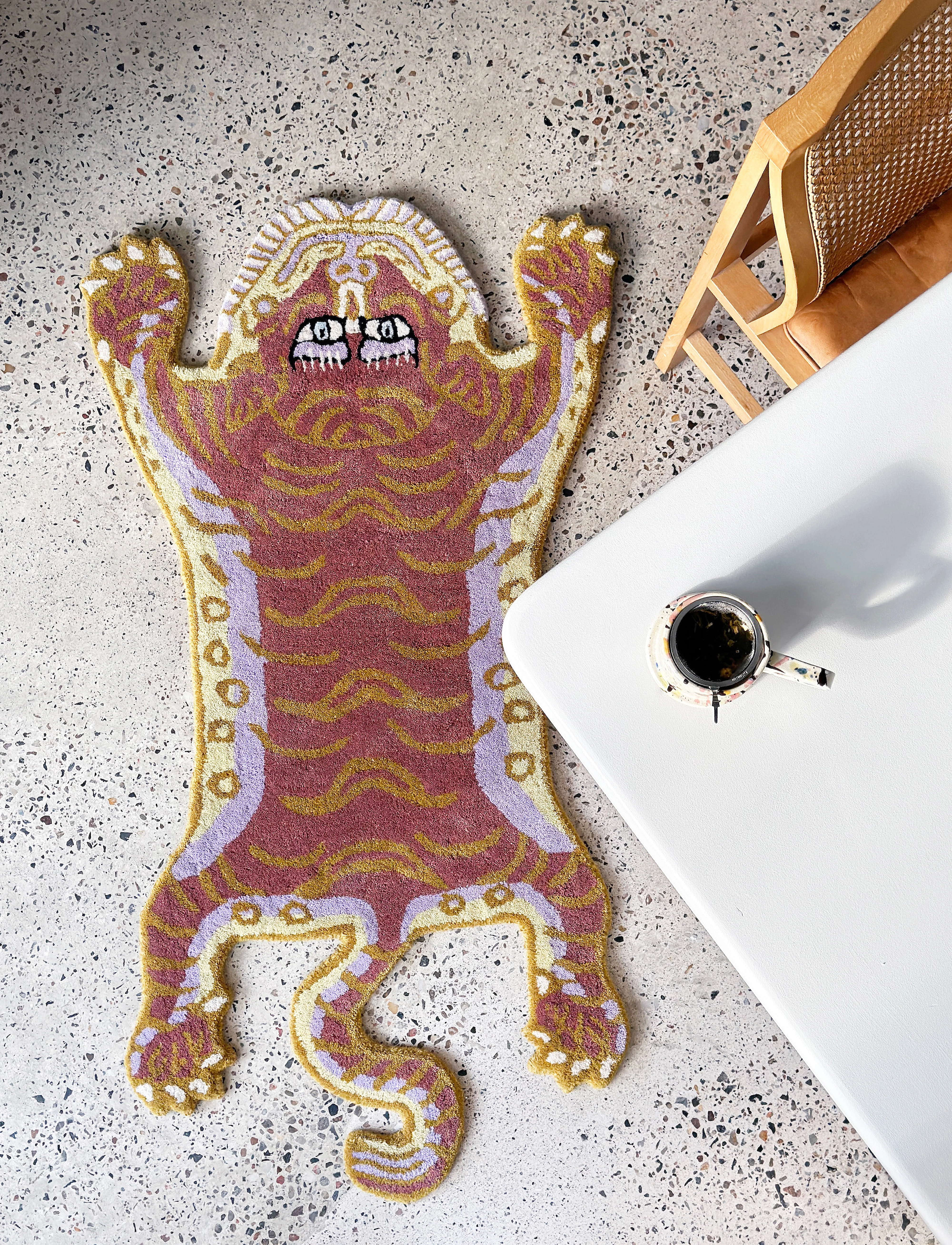 Bongusta Tigress Rug Small, 70X125 cm, Rugs & Carpets, Mehrfarbig/gemustert - Wool Rugs, Kinder