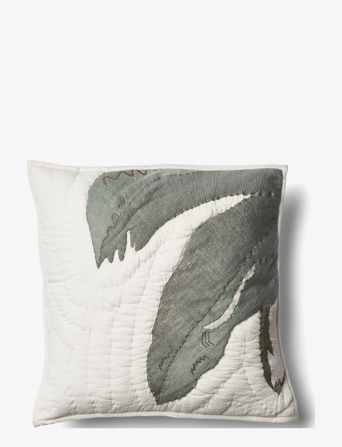 Bongusta Paradise Pillow Alcudia - Textilier - WHITE AND GREEN / multi