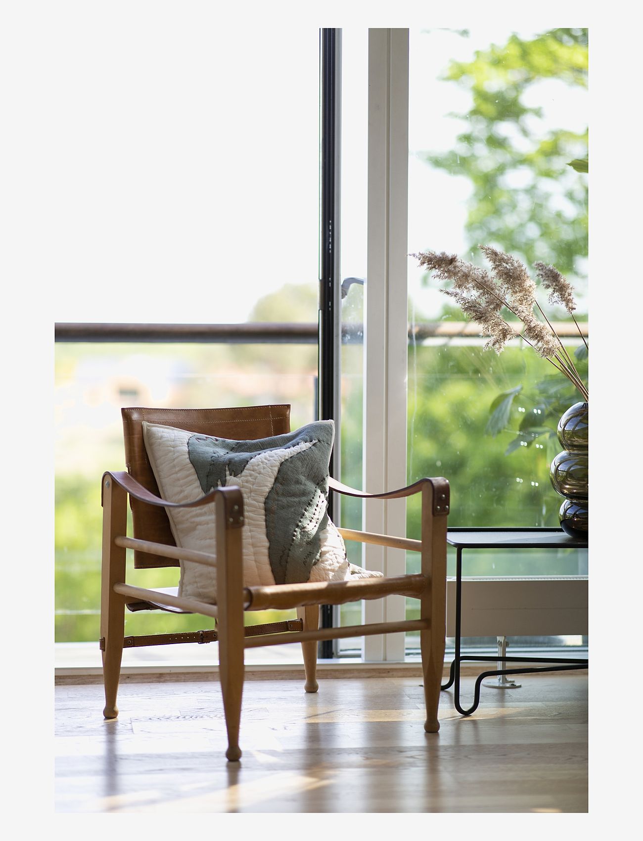 Bongusta - Paradise pillow - Alcudia - padjad - white and green - 1