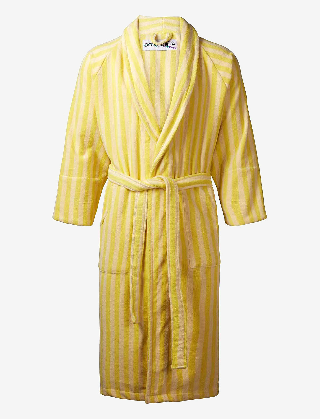 Bongusta - Naram Bathrobe - pristine & neon yellow - igapäevane stiil - pristine & neon yellow - 1