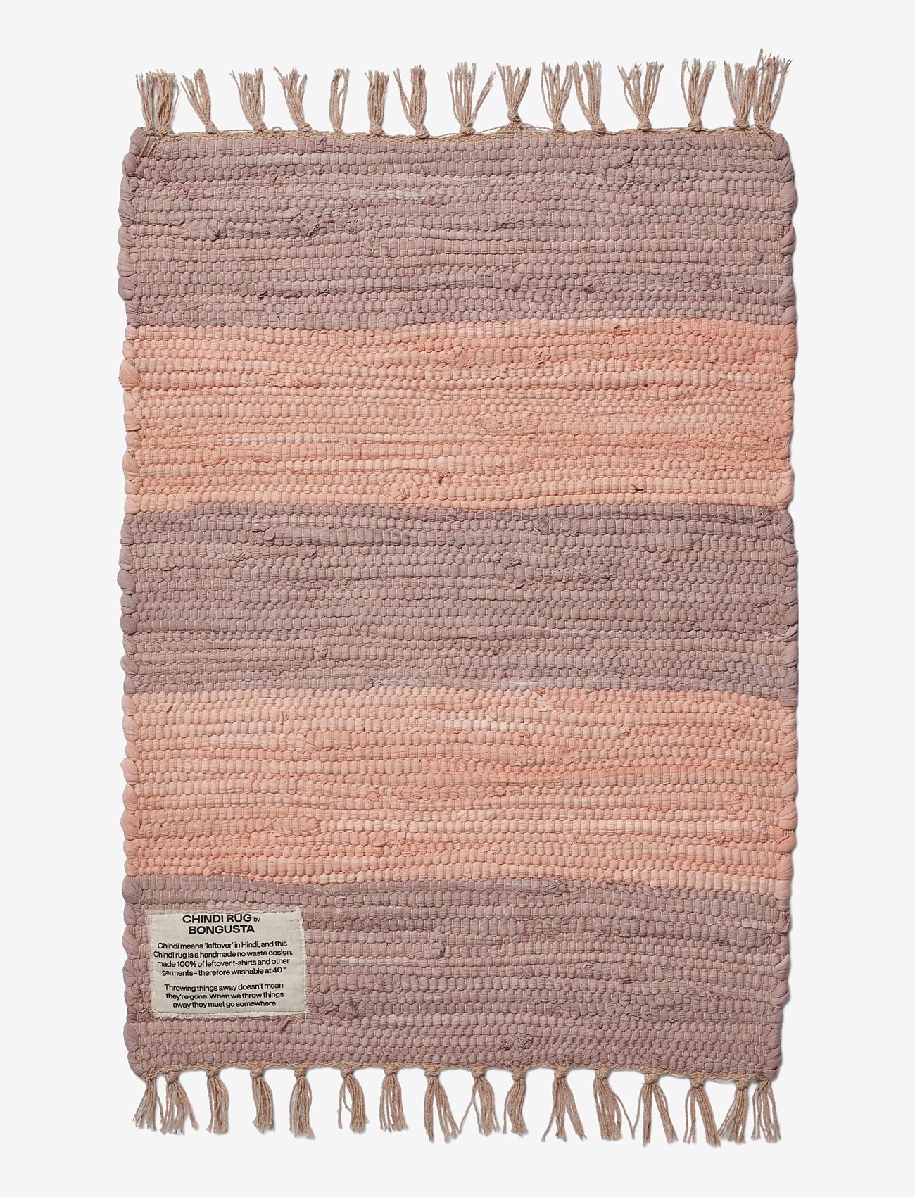 Bongusta - Chindi Rug 45 x 60 cm - laveste priser - tropicana & ash rose - 0