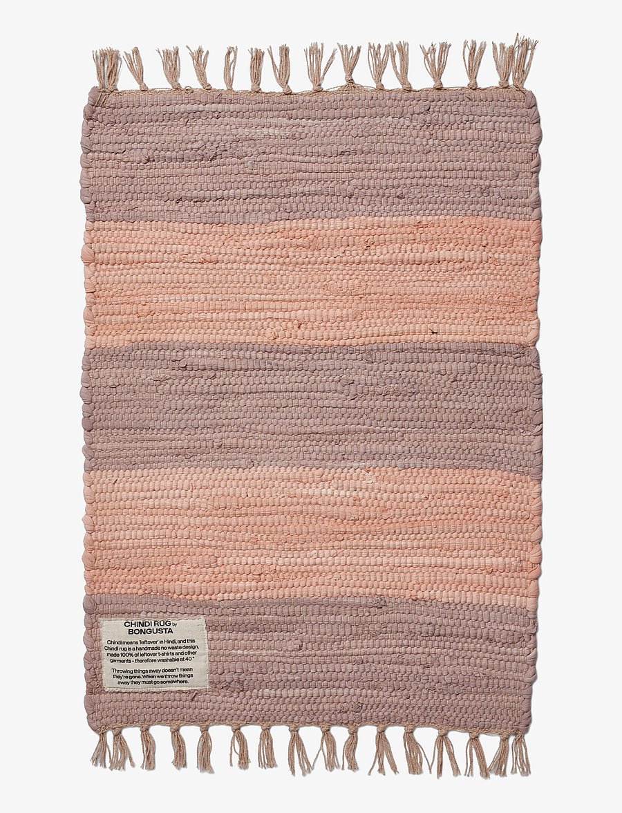 Bongusta - Chindi Rug 45 x 60 cm - die niedrigsten preise - tropicana & ash rose - 0