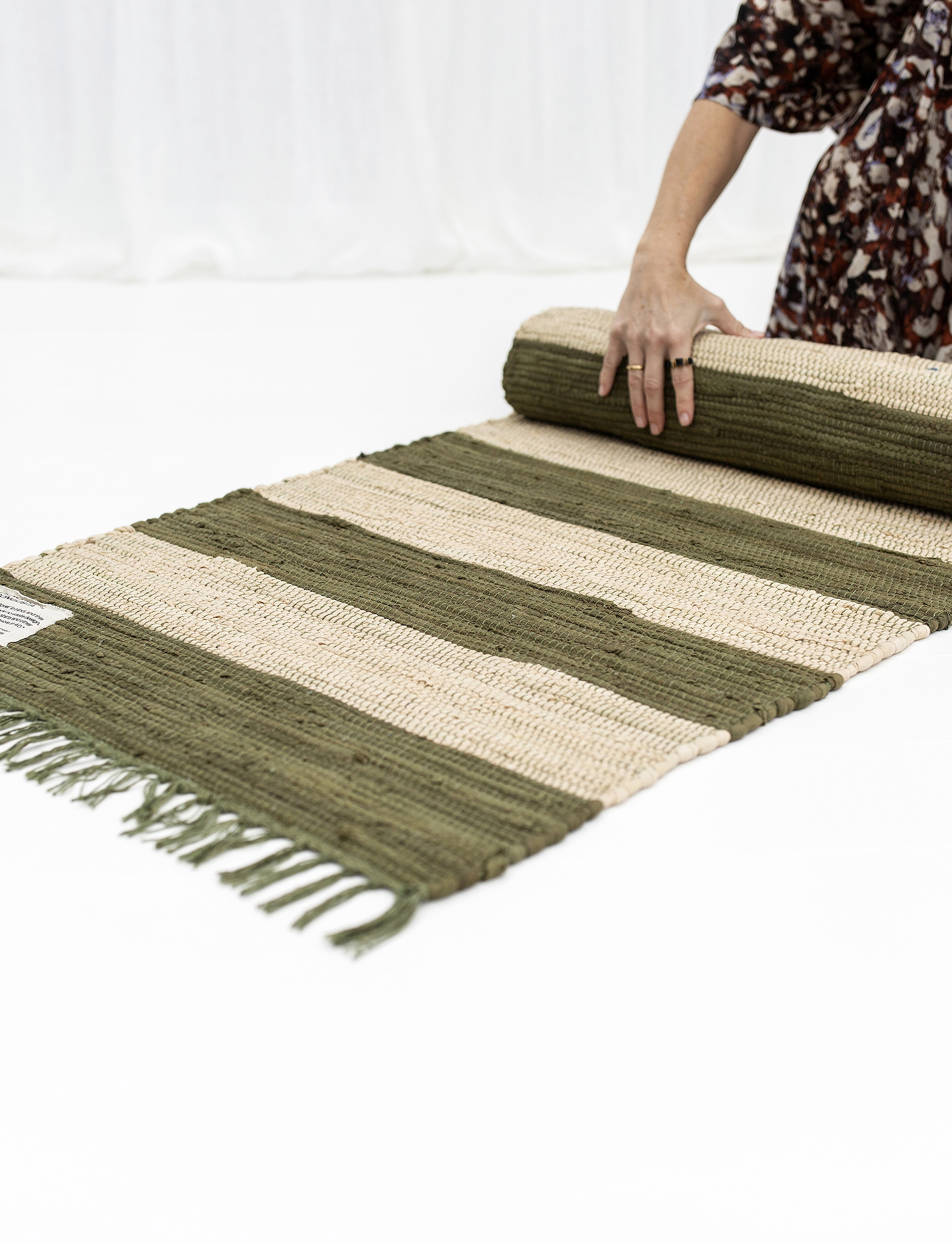 Bongusta Chindi Rug 60 X 90 Cm, 60X90 cm, Rugs & Carpets, Grün - Cotton Rag Rugs, Kinder