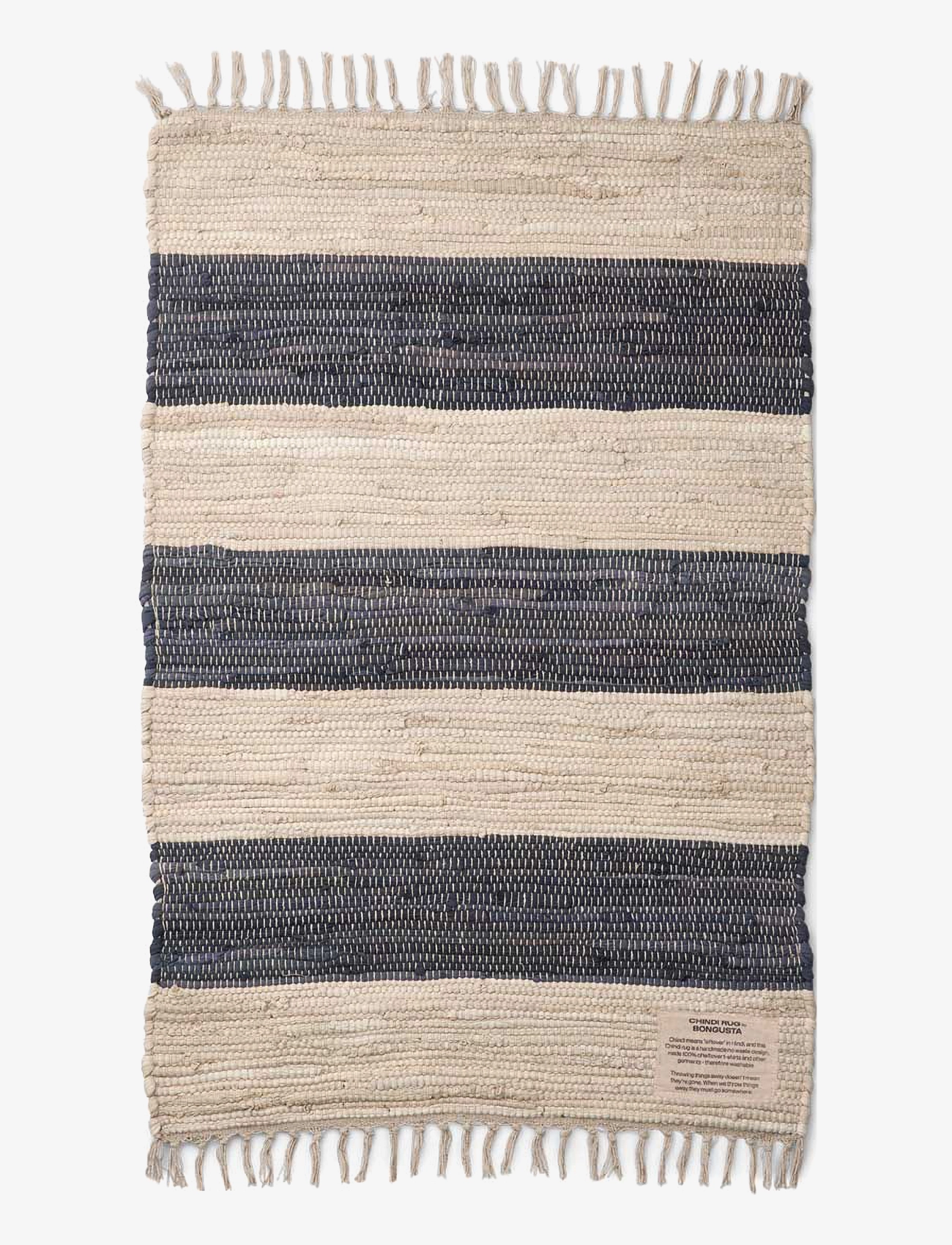 Bongusta Chindi Rug 60 x 90 cm - Tæpper - GREY & BEIGE / grey