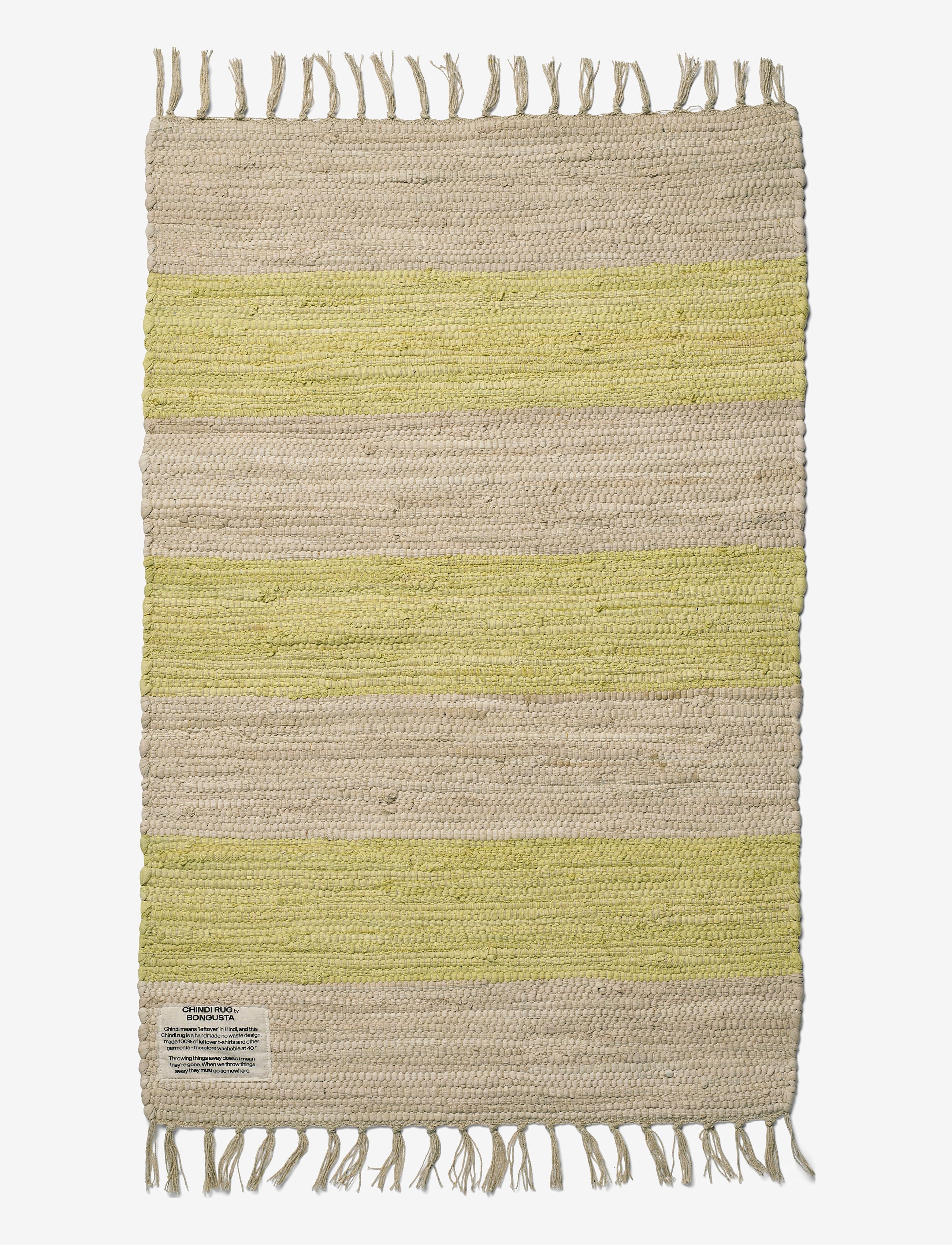 Bongusta Chindi Rug - Teppiche - NEON YELLOW & CREME / yellow