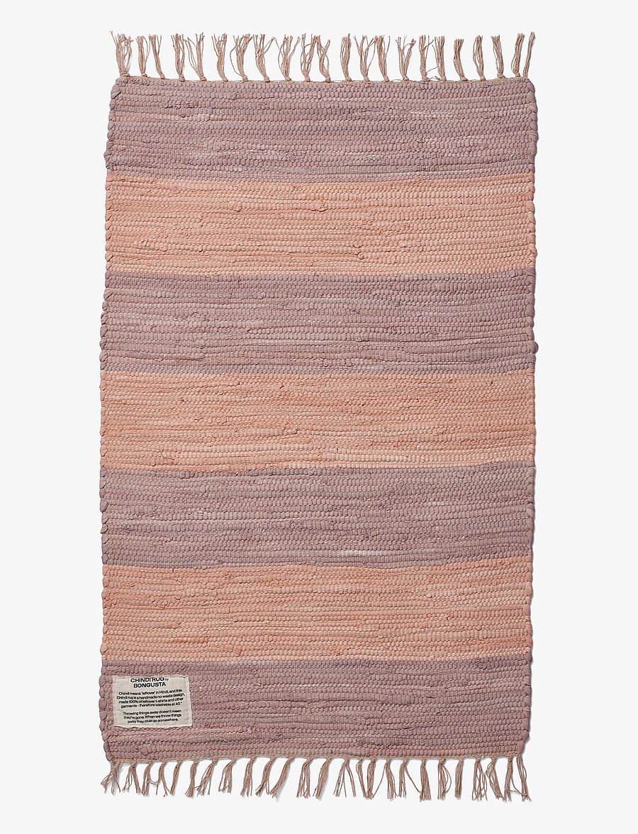 Bongusta - Chindi Rug 60 x 90 cm - rechteckig teppiche - tropicana & ash rose - 1