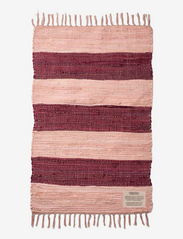 Bongusta - Chindi rug - cotton rugs & rag rugs - wine & peach - 0