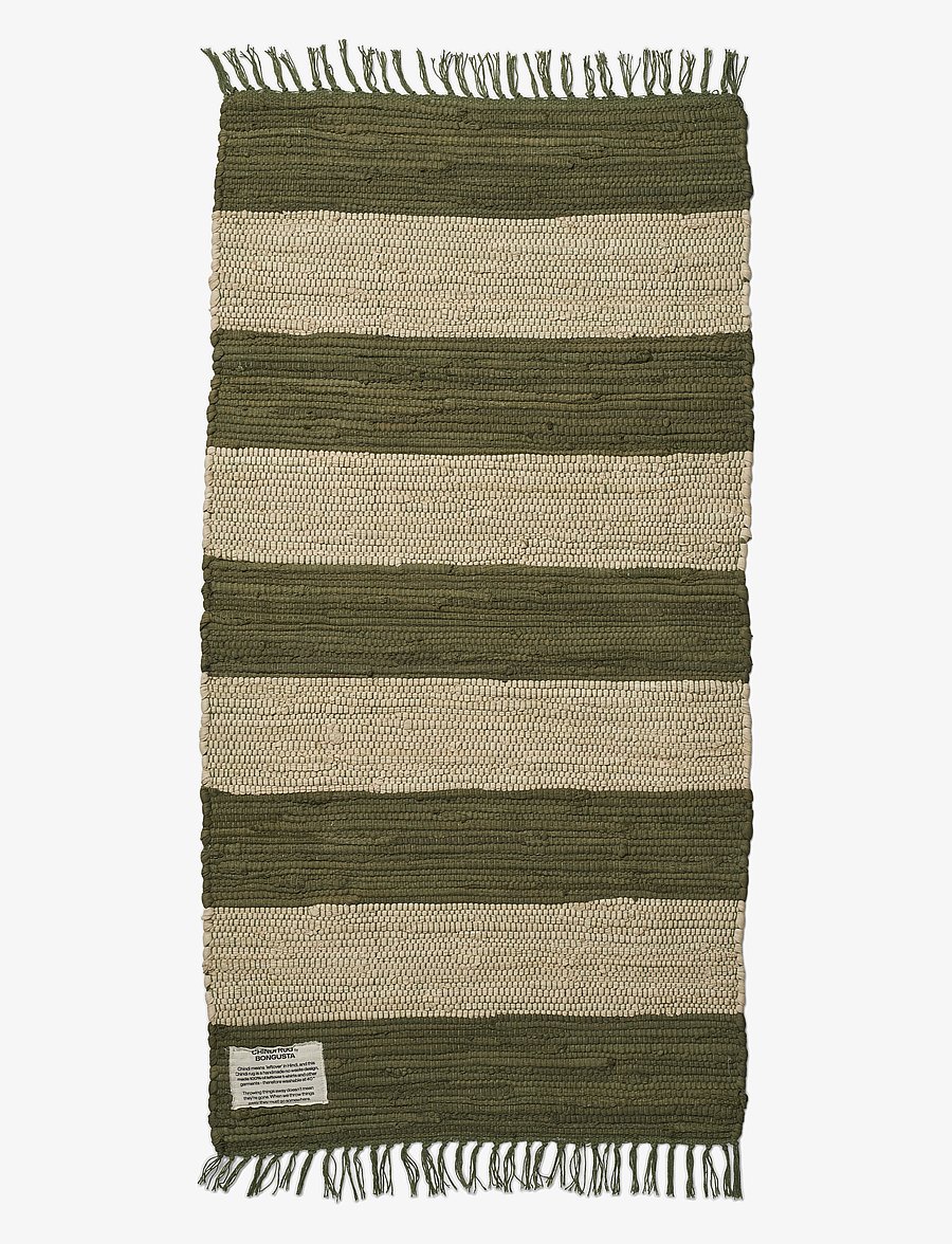 Bongusta - Chindi Rug 60 x 120 cm - madalaimad hinnad - army & beige - 0