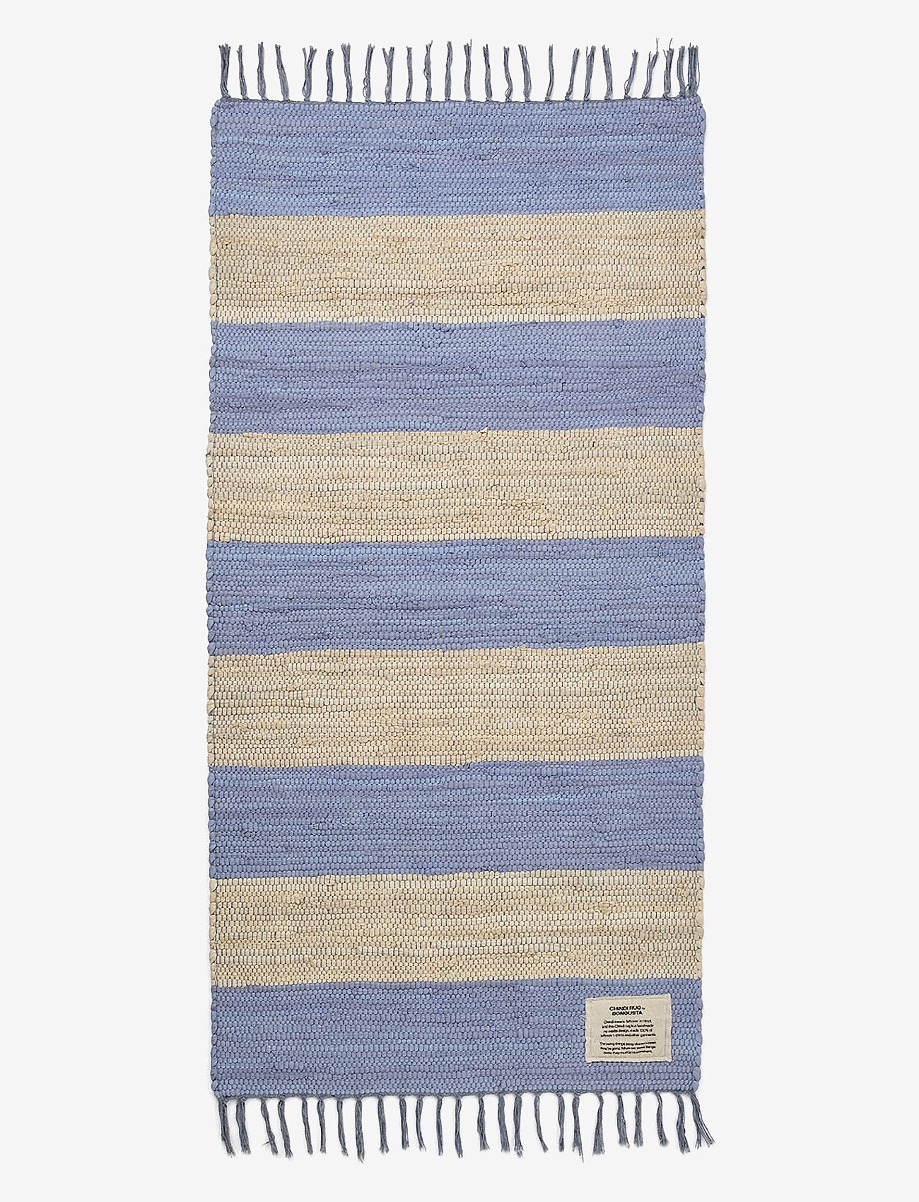 Bongusta - Chindi rug - bomullsmattor & trasmattor - creme & baby lavender - 0