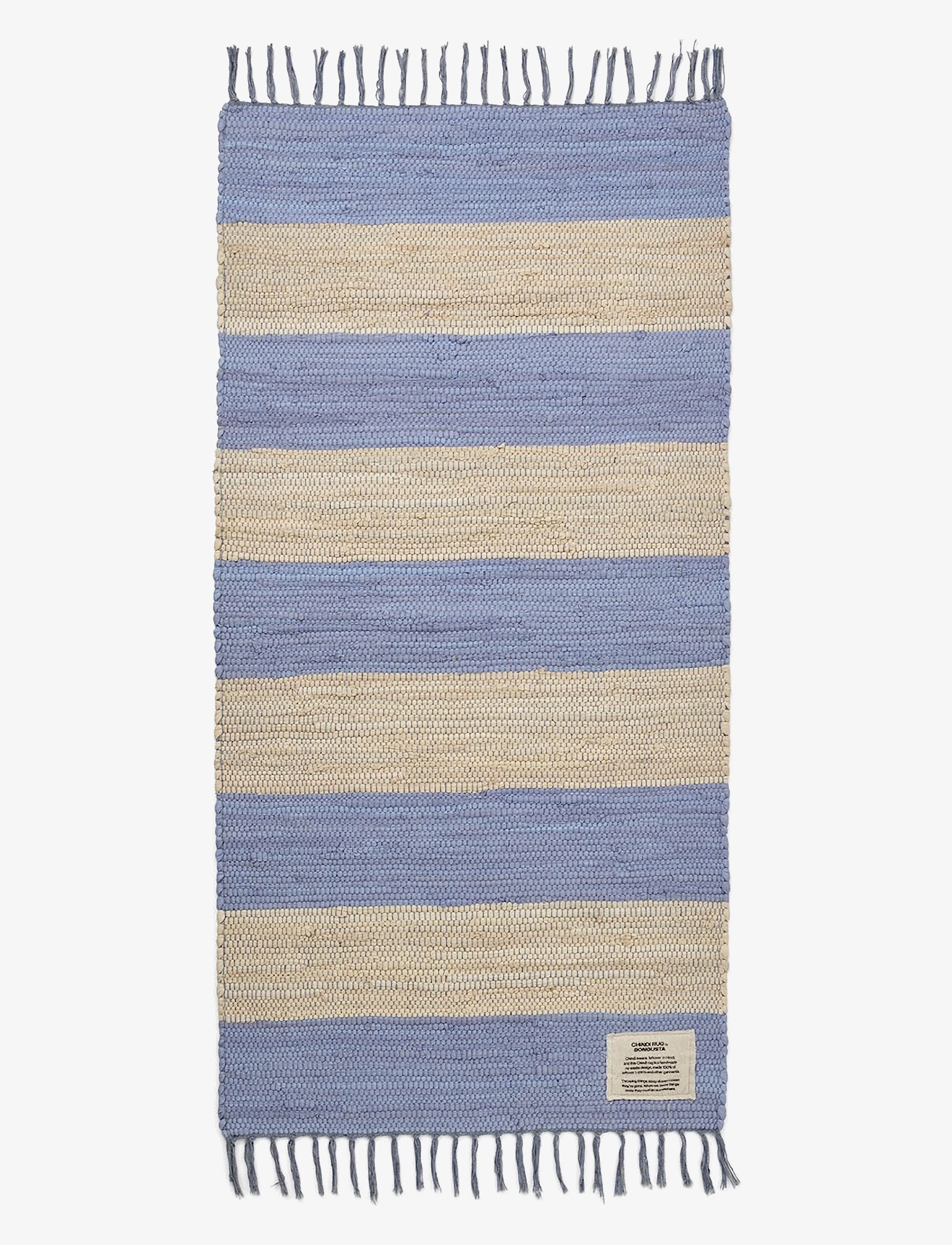 Bongusta Chindi Rug 60 x 90 cm - Tæpper - CREME & BABY LAVENDER / cream