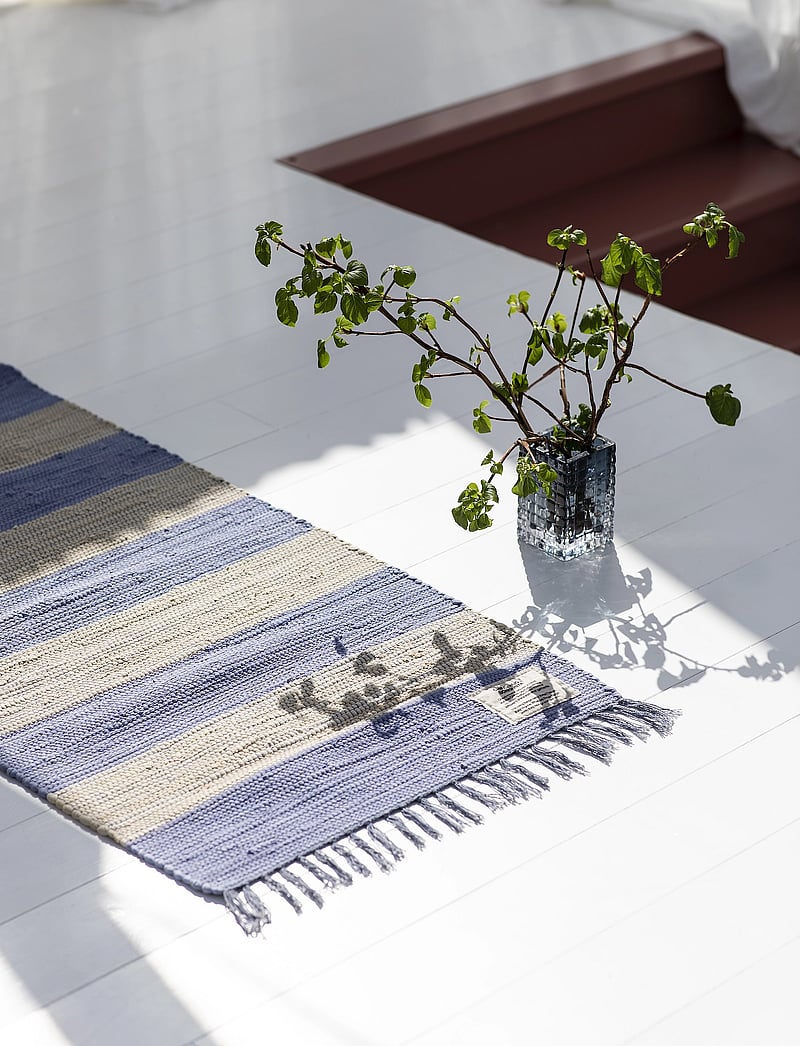 Bongusta - Chindi rug - bomullsmattor & trasmattor - creme & baby lavender - 1