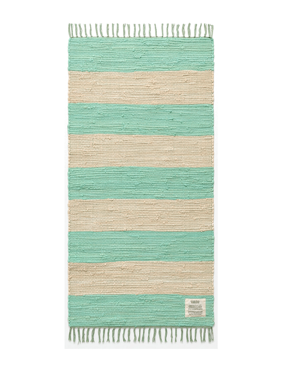 Bongusta - Chindi Rug 60 x 120 cm - rechteckig teppiche - honey dew & cream - 0