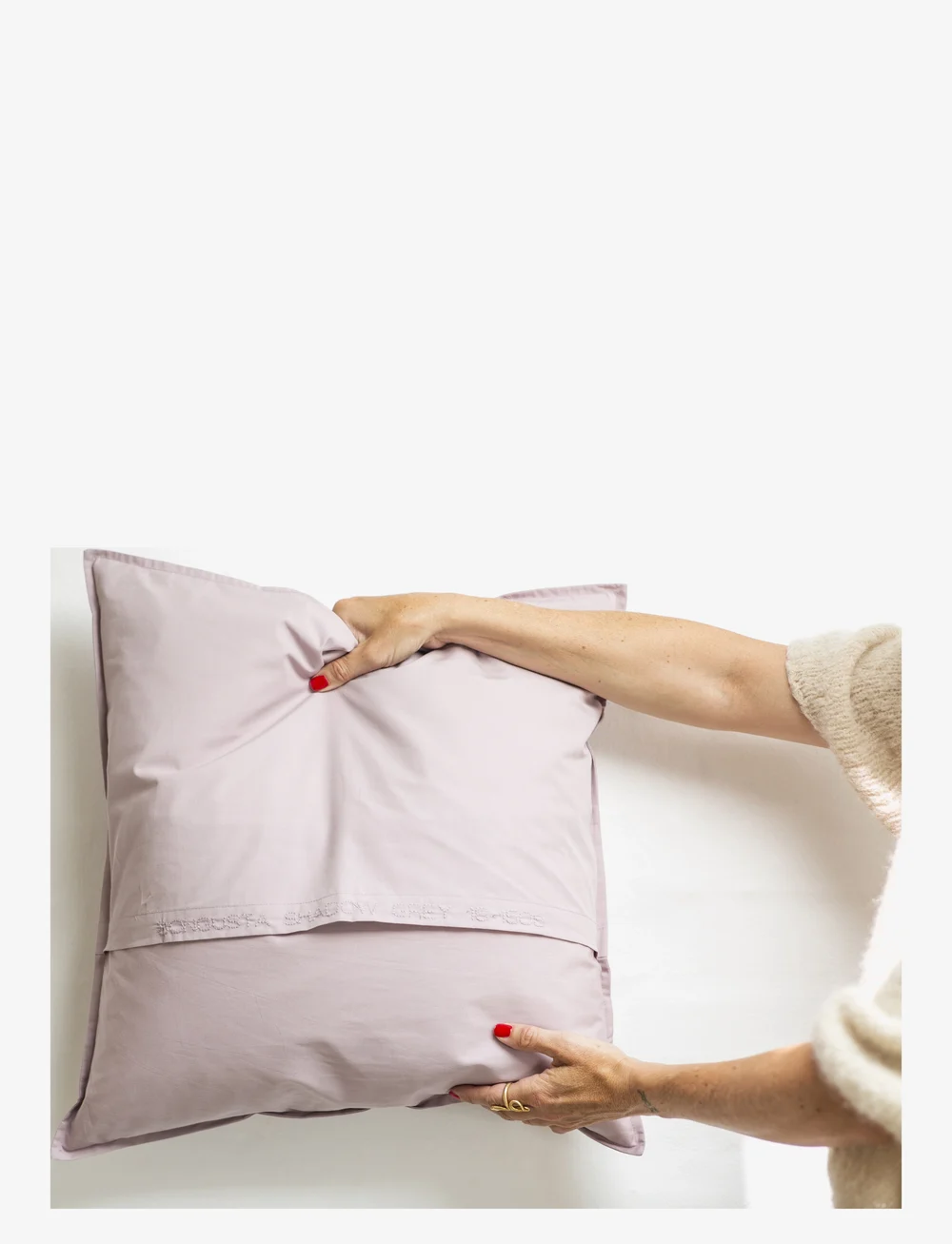 Bongusta - Papelain Pillow Cover - kuddfodral - shadow grey - 1