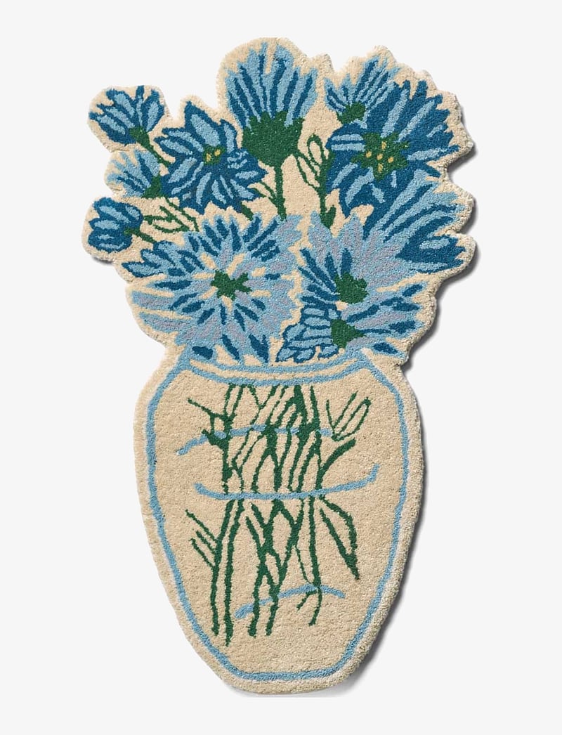 Bongusta - Blue Daisy Rug - nach preis einkaufen - multi - 0