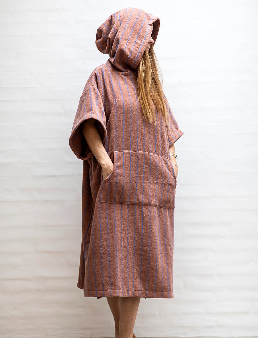 Bongusta - Naram Poncho - camel & ultramarine - igapäevane stiil - camel & ultramarine - 3