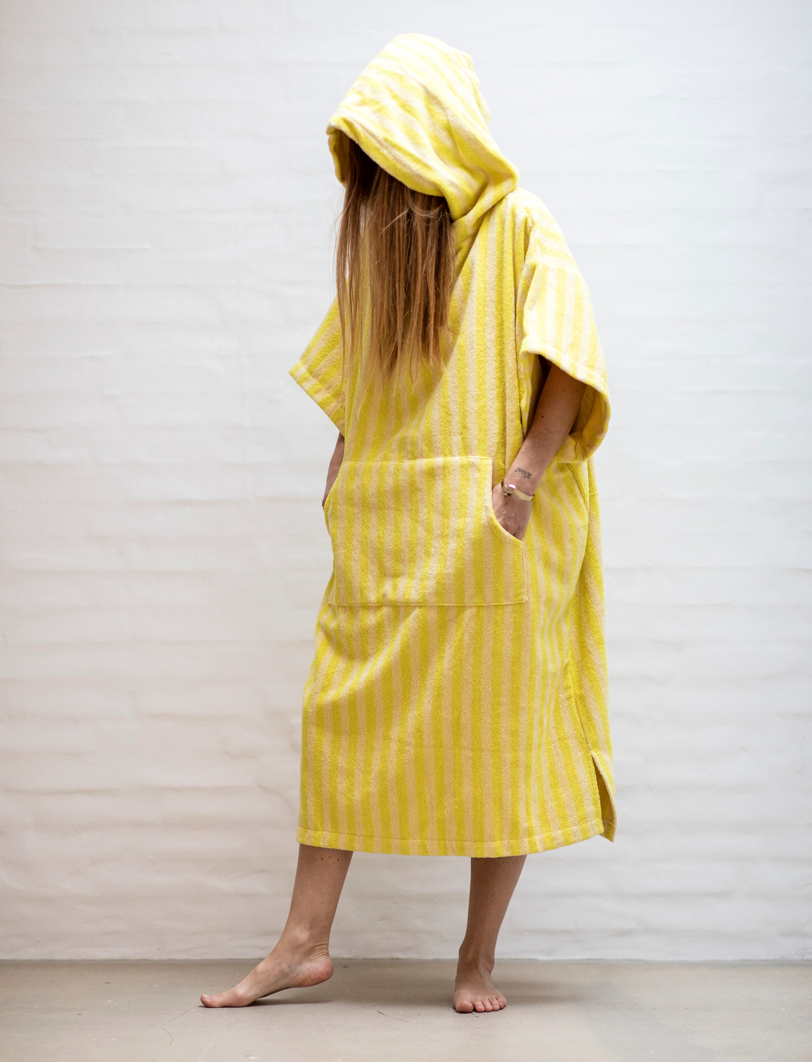 Bongusta Naram Poncho, L/XL, Bathroom Textiles, Gelb - Robes, Frauen