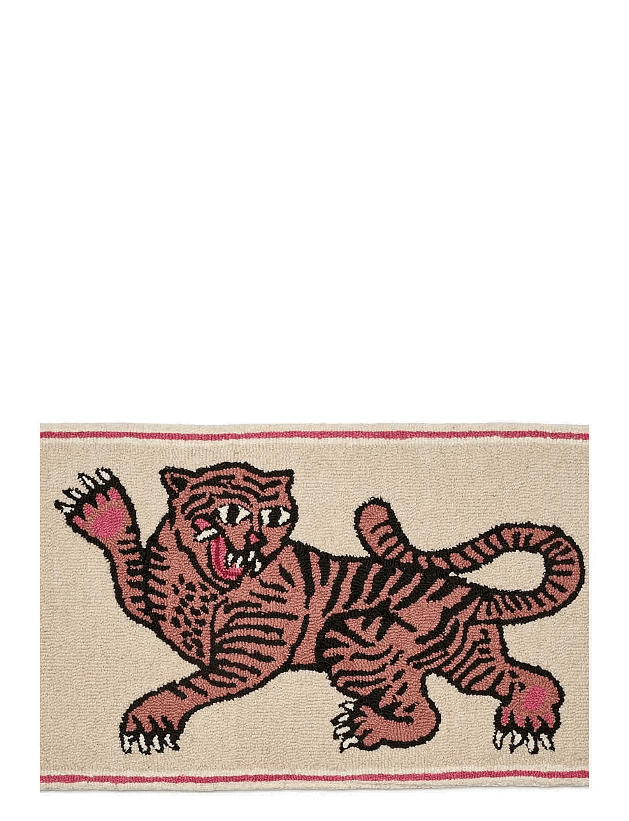 Bongusta - Frame rug - Pink tiger - wand dekoration - multi - 1