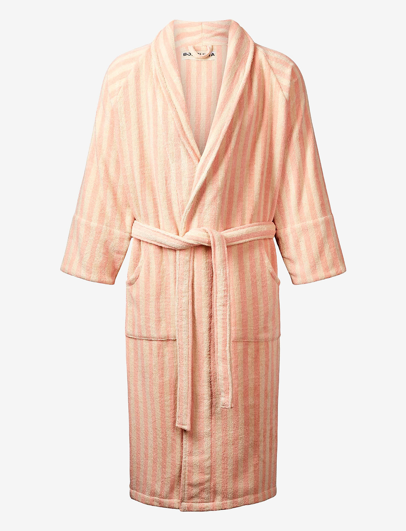 Bongusta Naram Bathrobe - tropical & creme - Morgonrockar - TROPICAL & CREME / coral