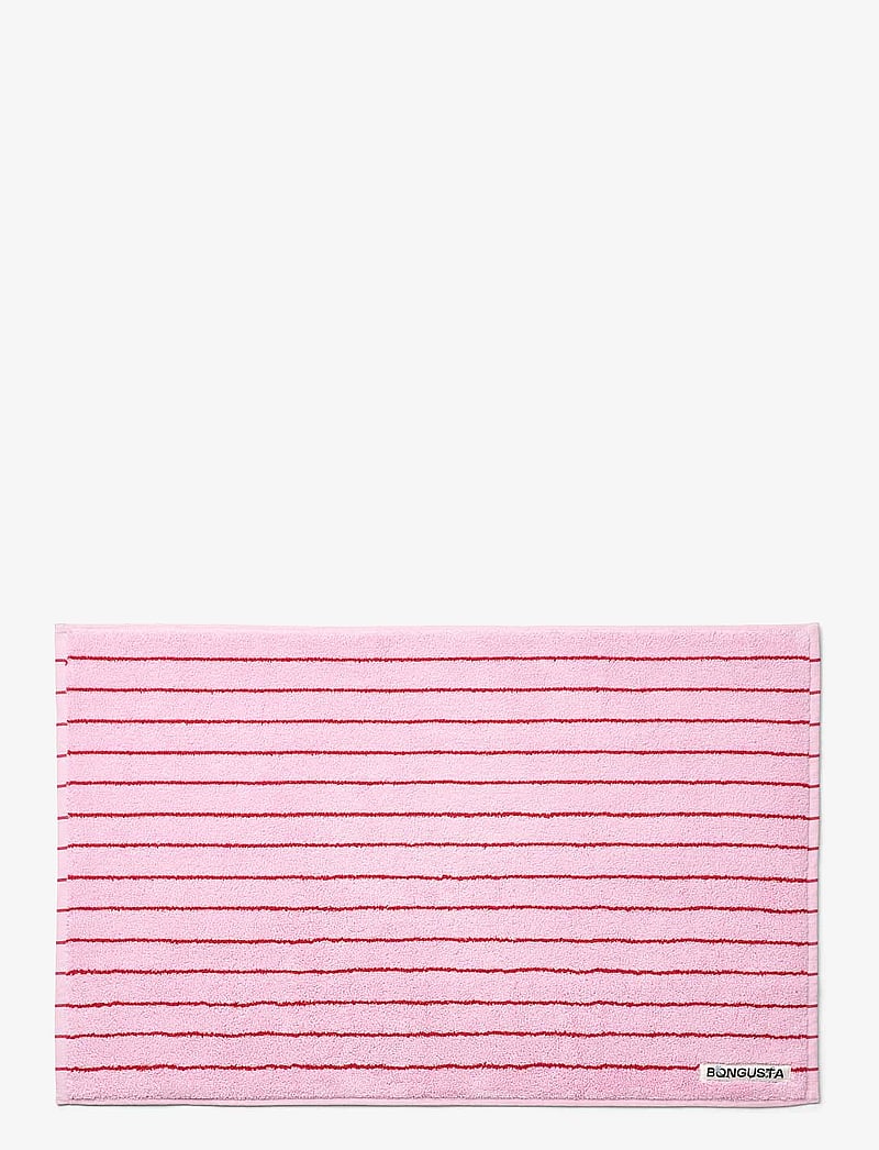 Bongusta - Naram Bath Mat - trends - baby pink & ski patrol red - 1