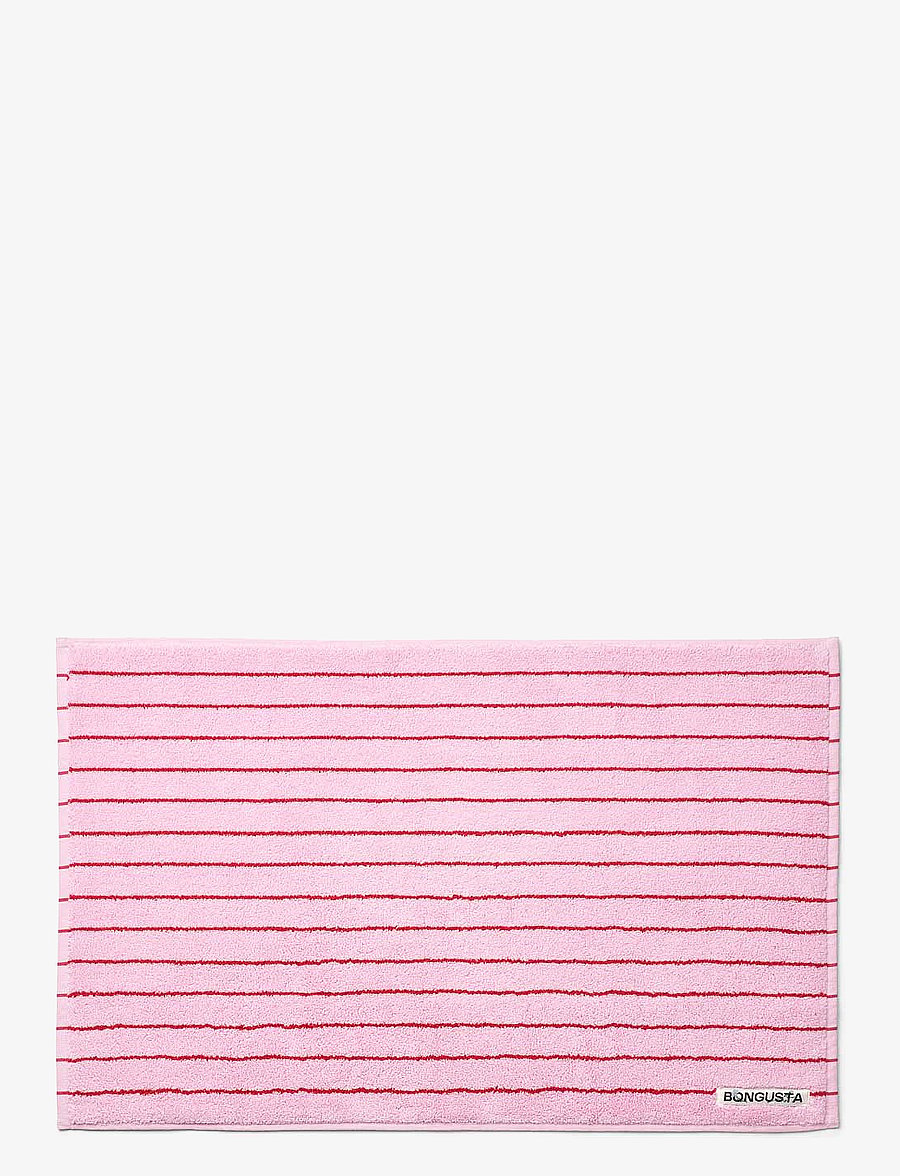 Bongusta - Naram Bath Mat - trendid - baby pink & ski patrol red - 1