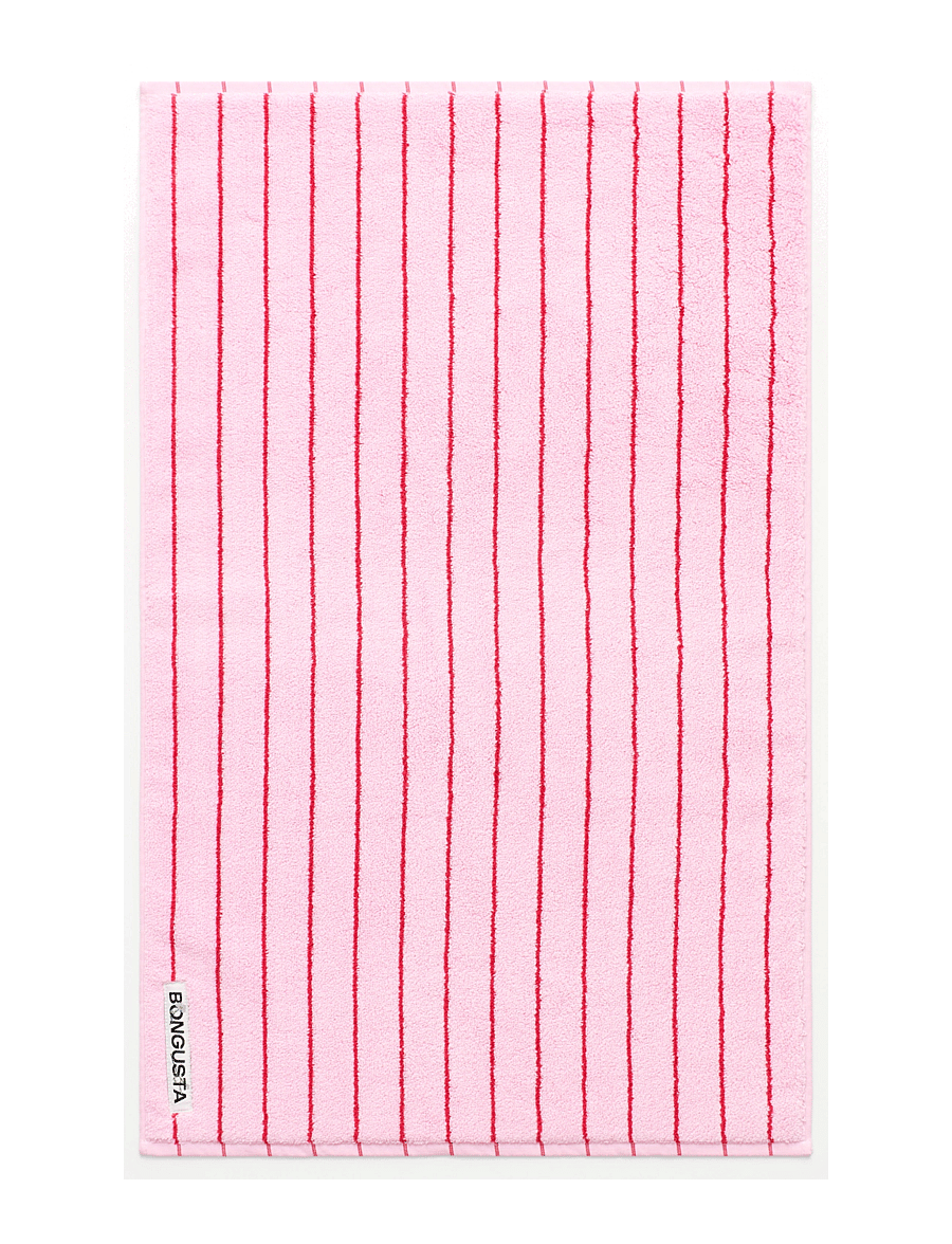 Bongusta - Naram Bath Mat - trends - baby pink & ski patrol red - 1