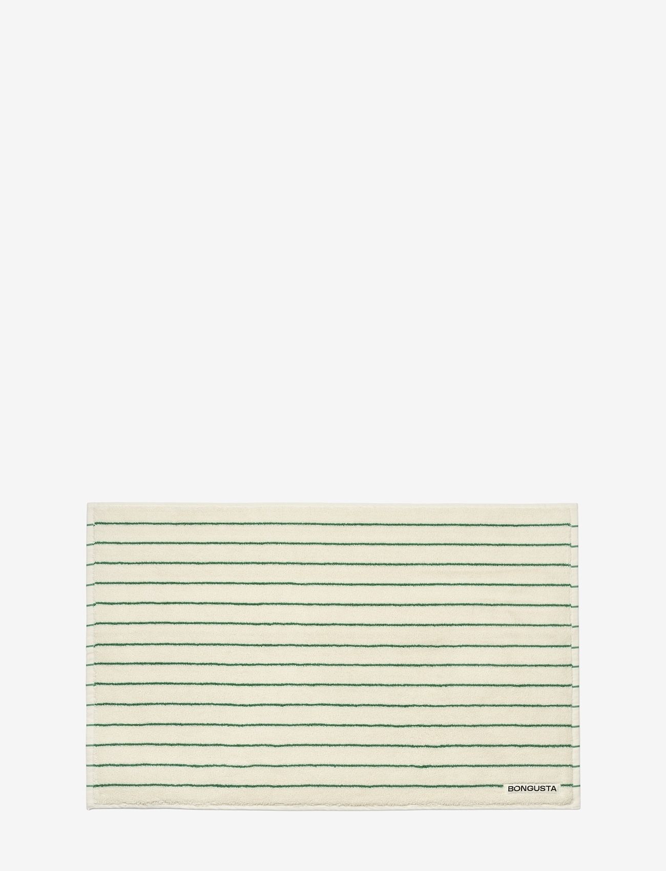 Bongusta - Naram Bath Mat - trends - pure white & grass - 1