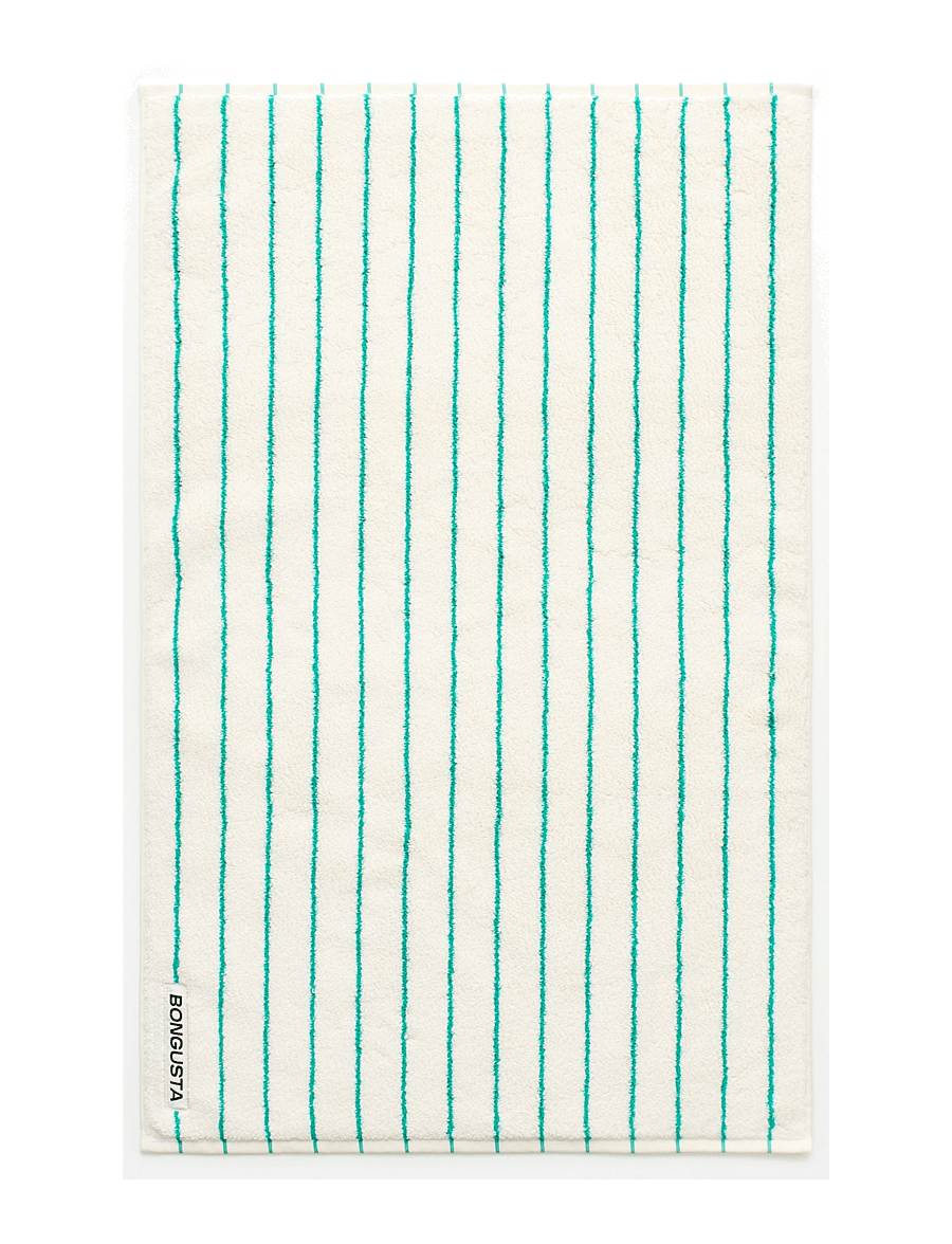 Bongusta - Naram Bath Mat - trendid - pure white & grass - 1