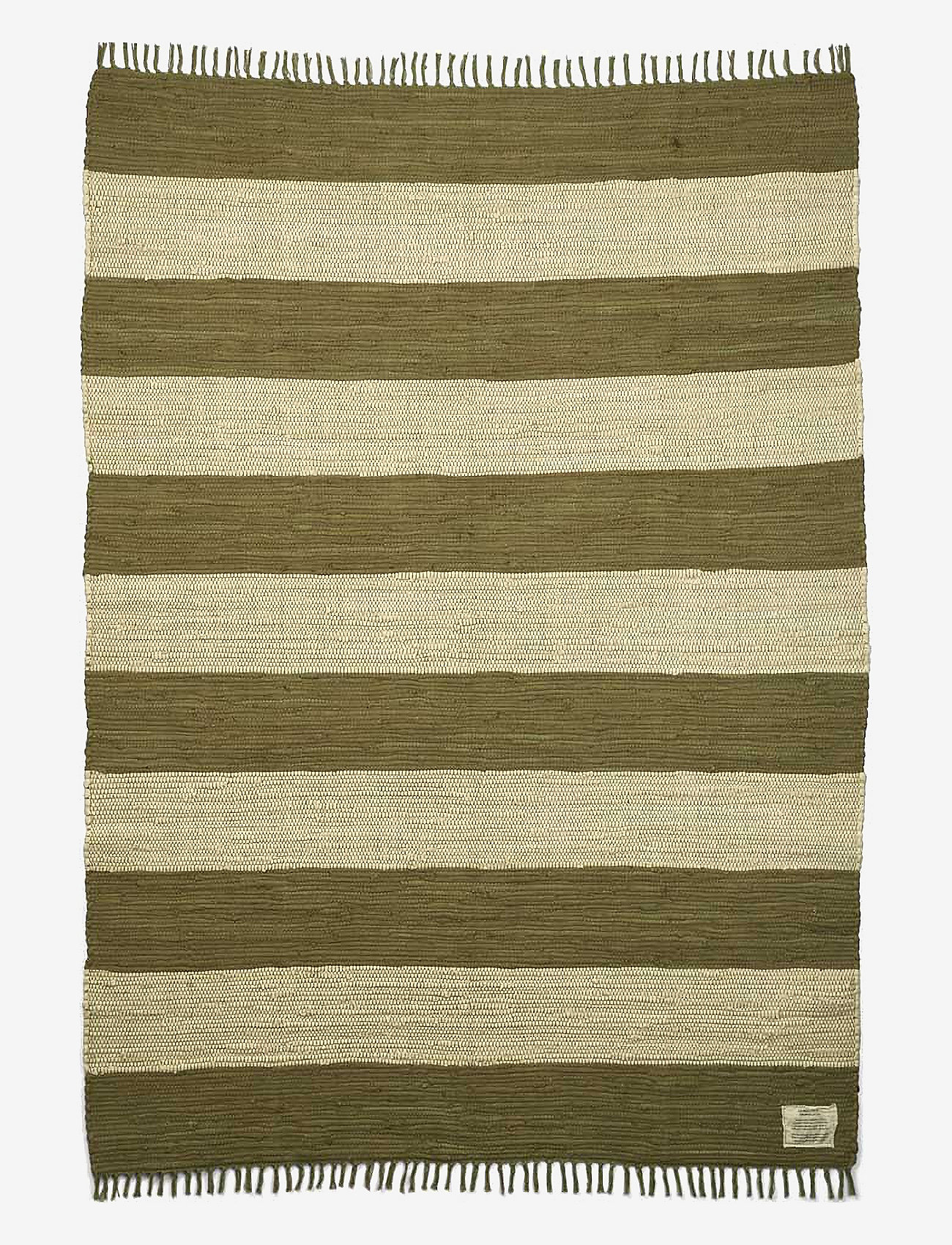 Bongusta - Chindi rug - lowest prices - army & beige - 0