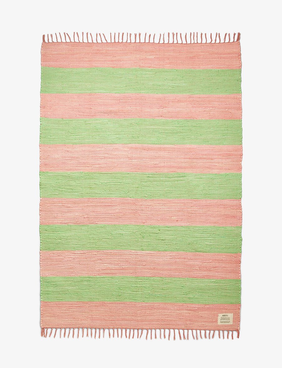 Bongusta - Chindi Rug 140 x 200 cm - die niedrigsten preise - bubblegum & bright green - 0