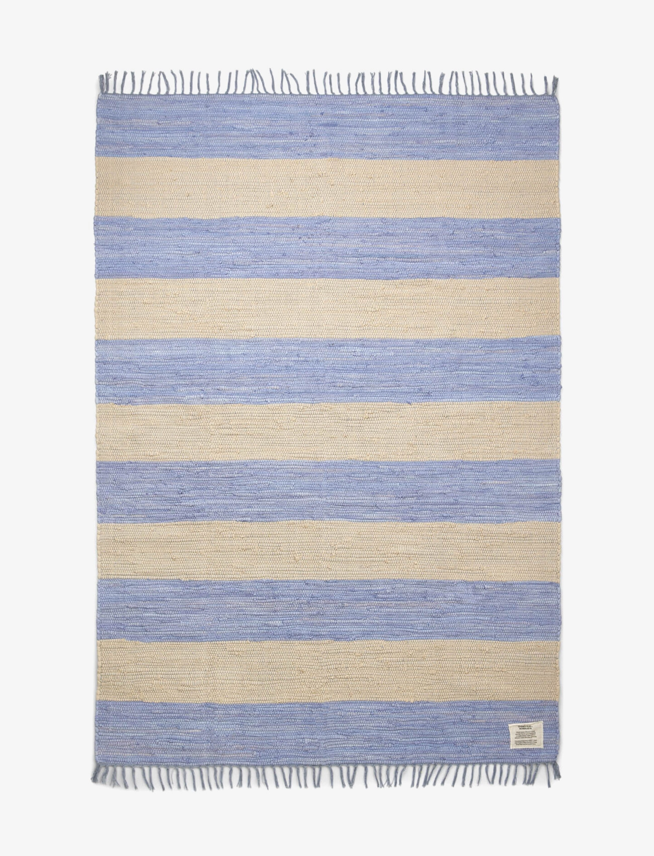 Bongusta - Chindi Rug 140 x 200 cm - rektangulære tepper - creme & baby lavender - 1