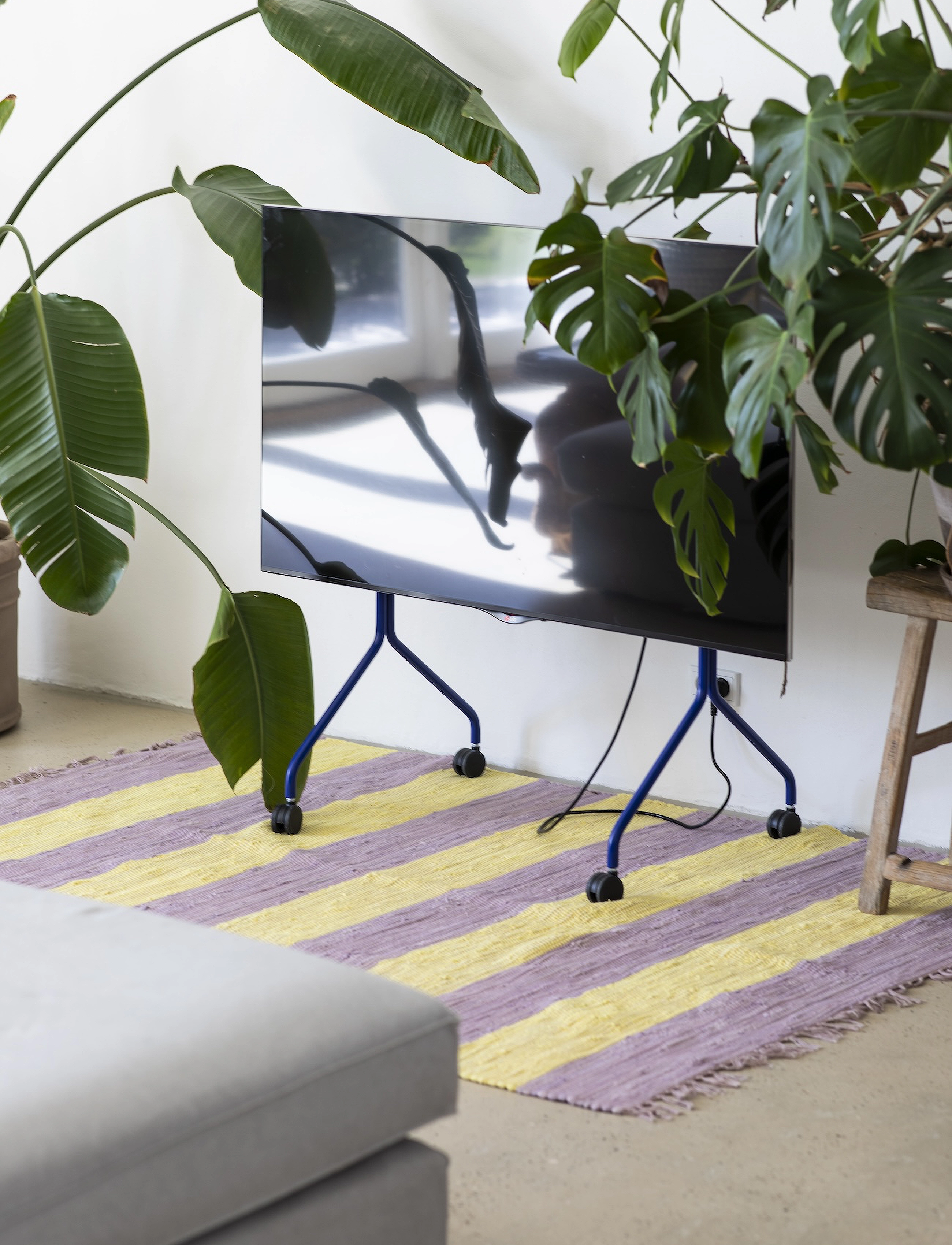 Bongusta Chindi Rug 140 X 200 Cm, 140X200 cm, Rugs & Carpets, Lila - Cotton Rag Rugs, Kinder