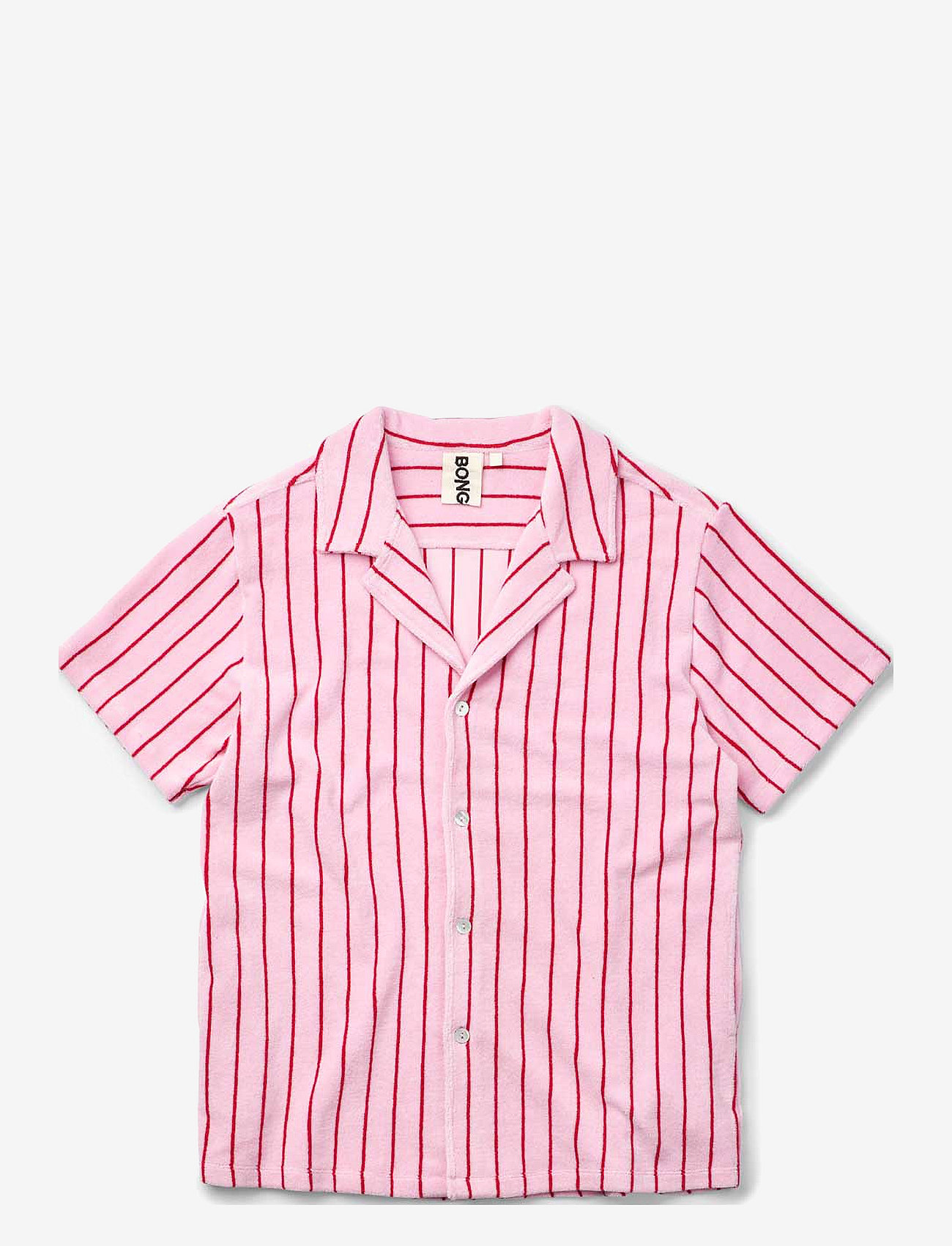 Bongusta - Naram Shirt - short-sleeved shirts - baby pink & ski patrol - 1