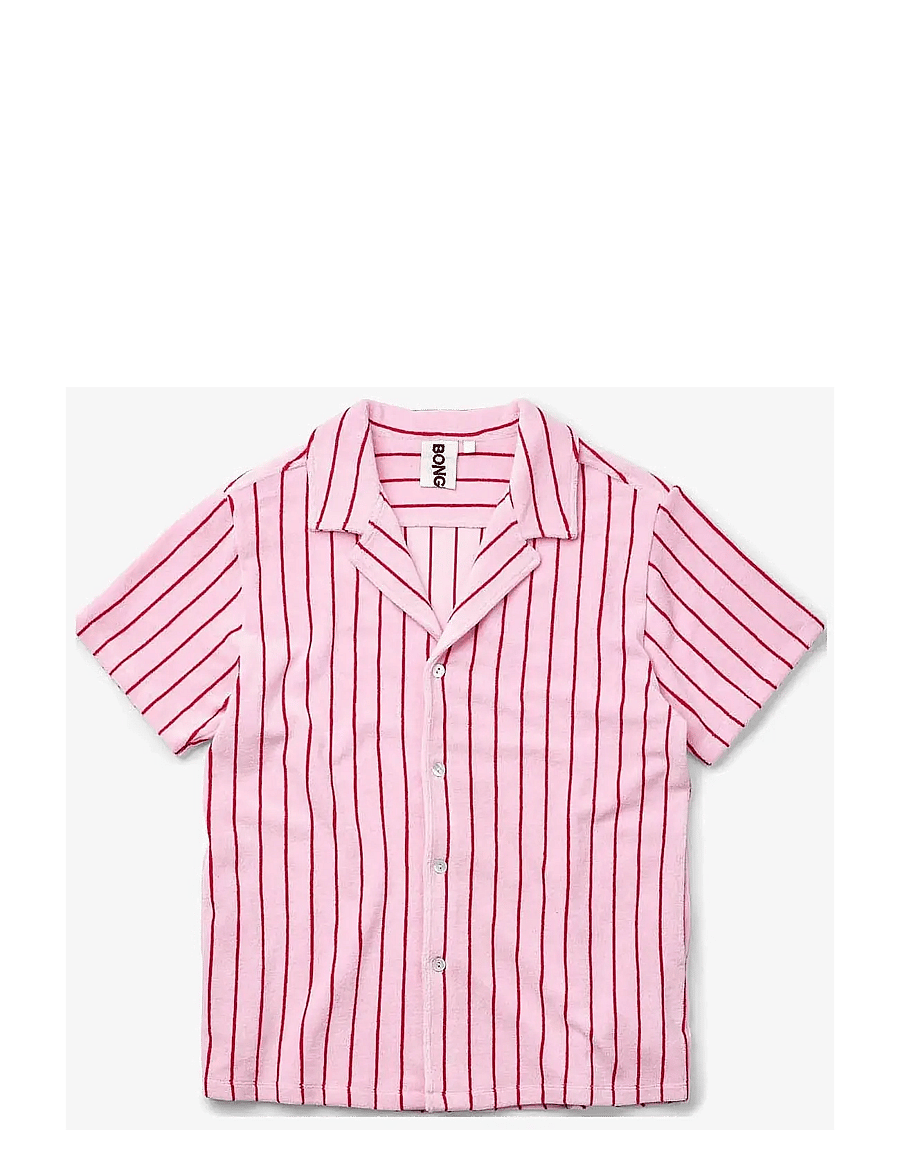 Bongusta - Naram Shirt - lühikeste varrukatega särgid - baby pink & ski patrol - 1