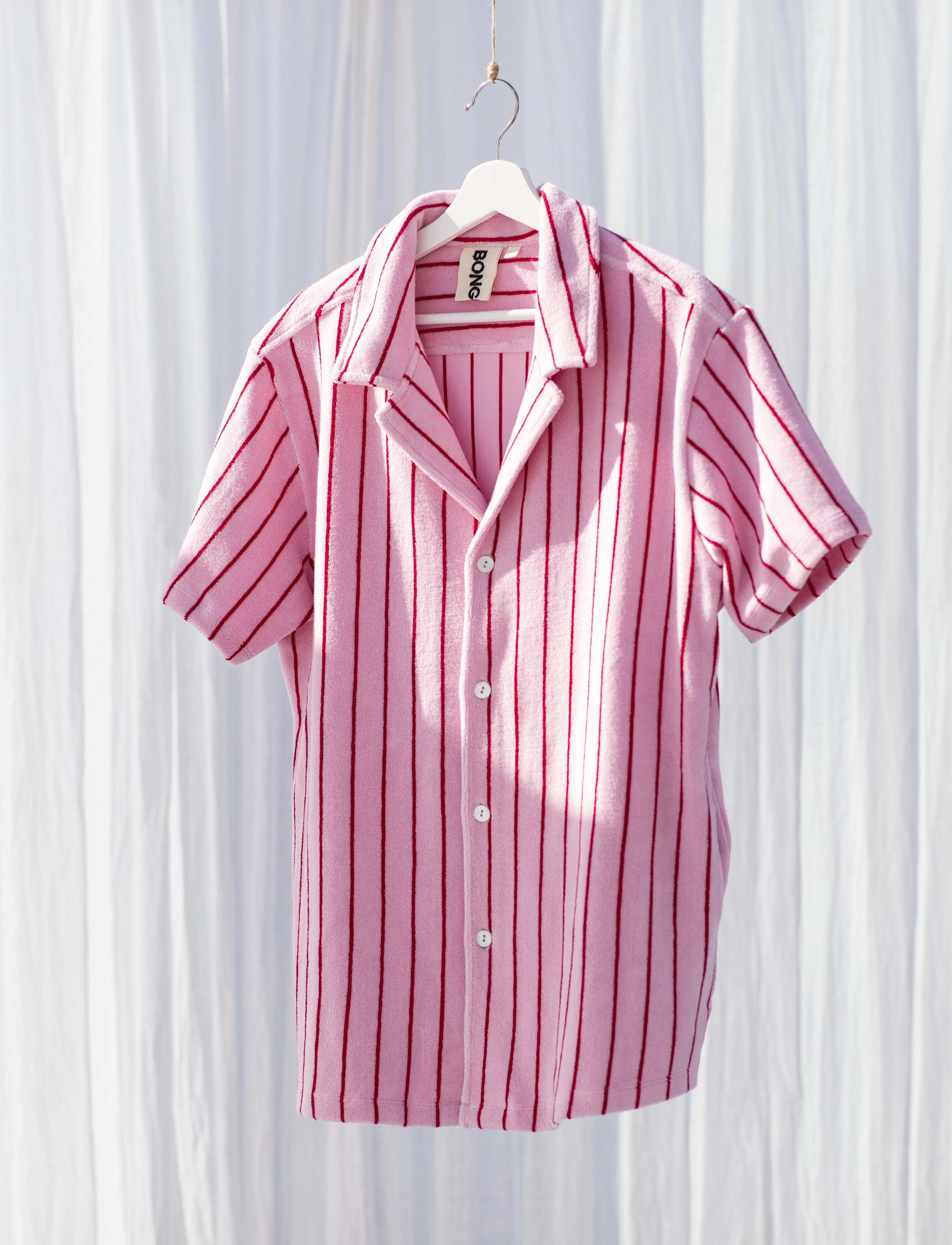 Bongusta Naram Shirt - Hemden - BABY PINK & SKI PATROL / pink/rose