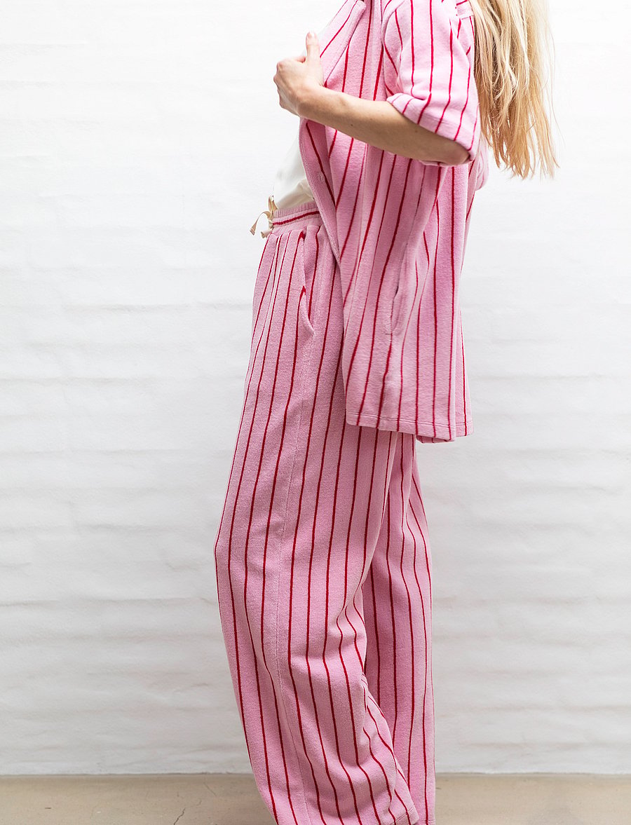 Bongusta - Naram Shirt - kortærmede skjorter - baby pink & ski patrol - 2
