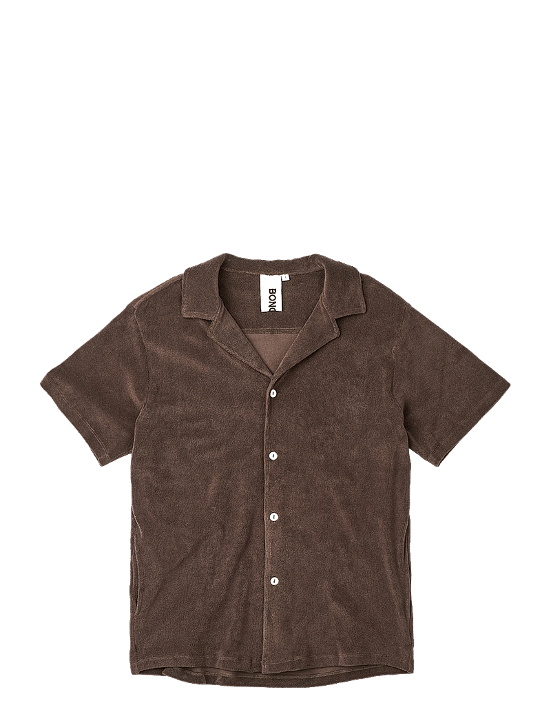 Bongusta - Naram Shirt - kurzärmlige hemden - coffee - 1