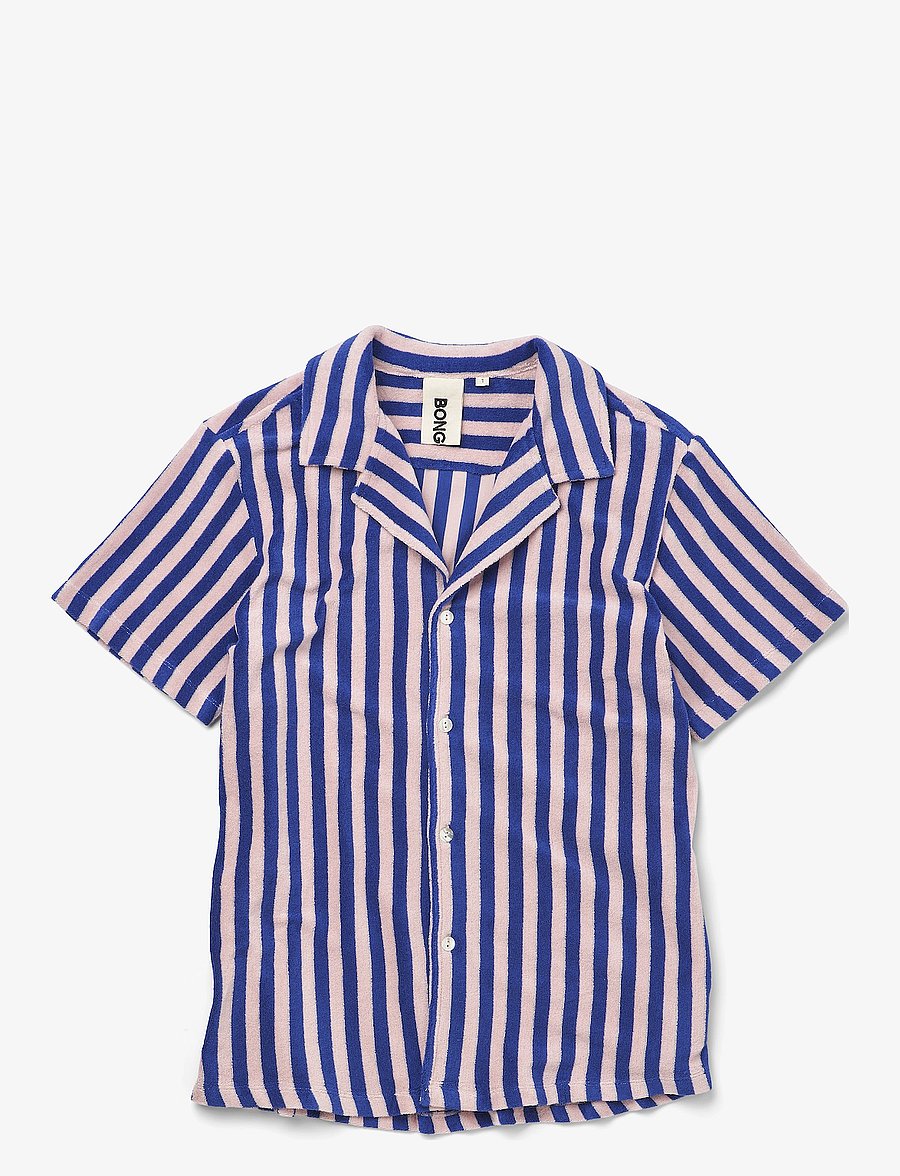 Bongusta - Naram Shirt - kurzärmlige hemden - dazzling blue & rose - 1