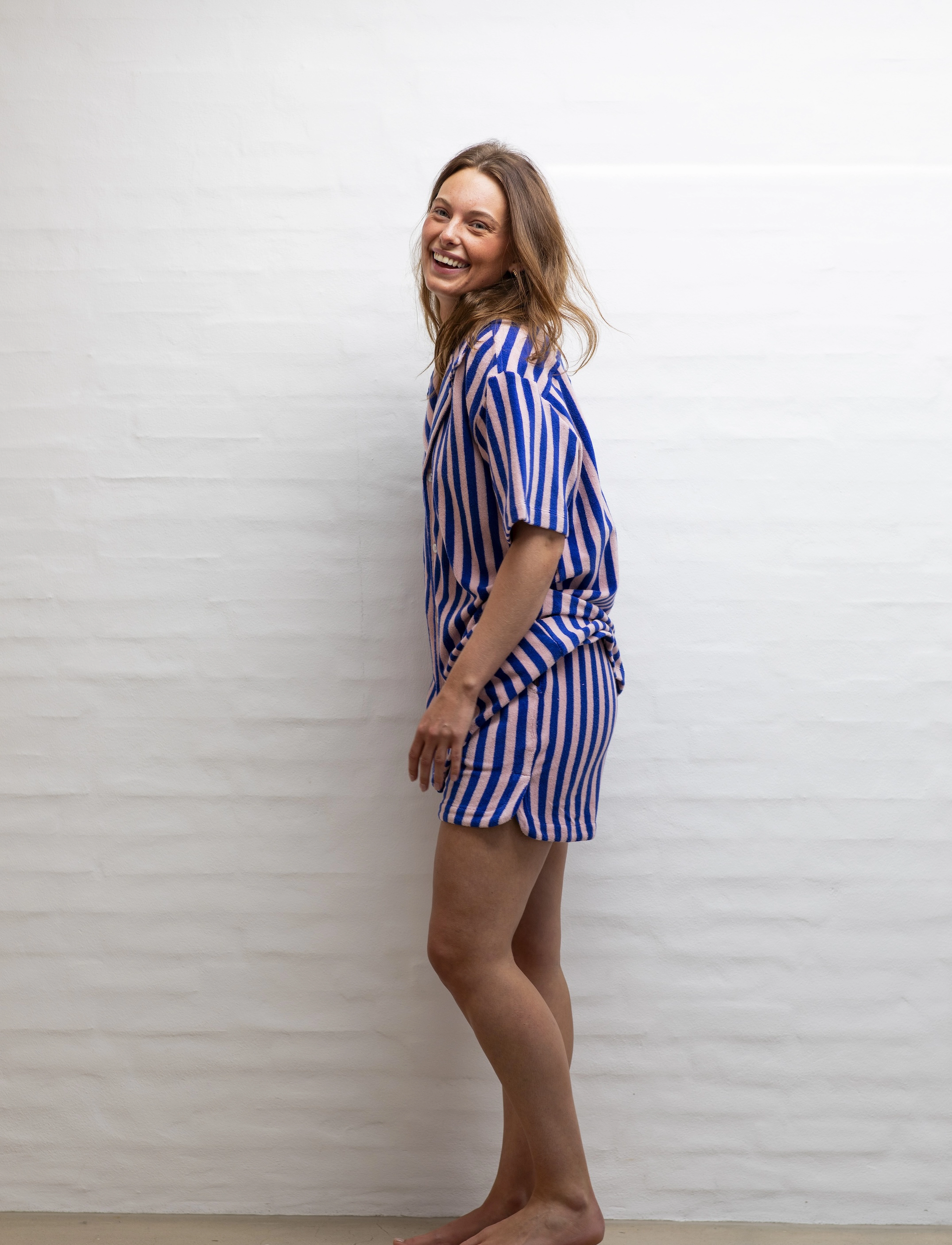 Bongusta - Naram Shirt - kurzärmlige hemden - dazzling blue & rose - 2