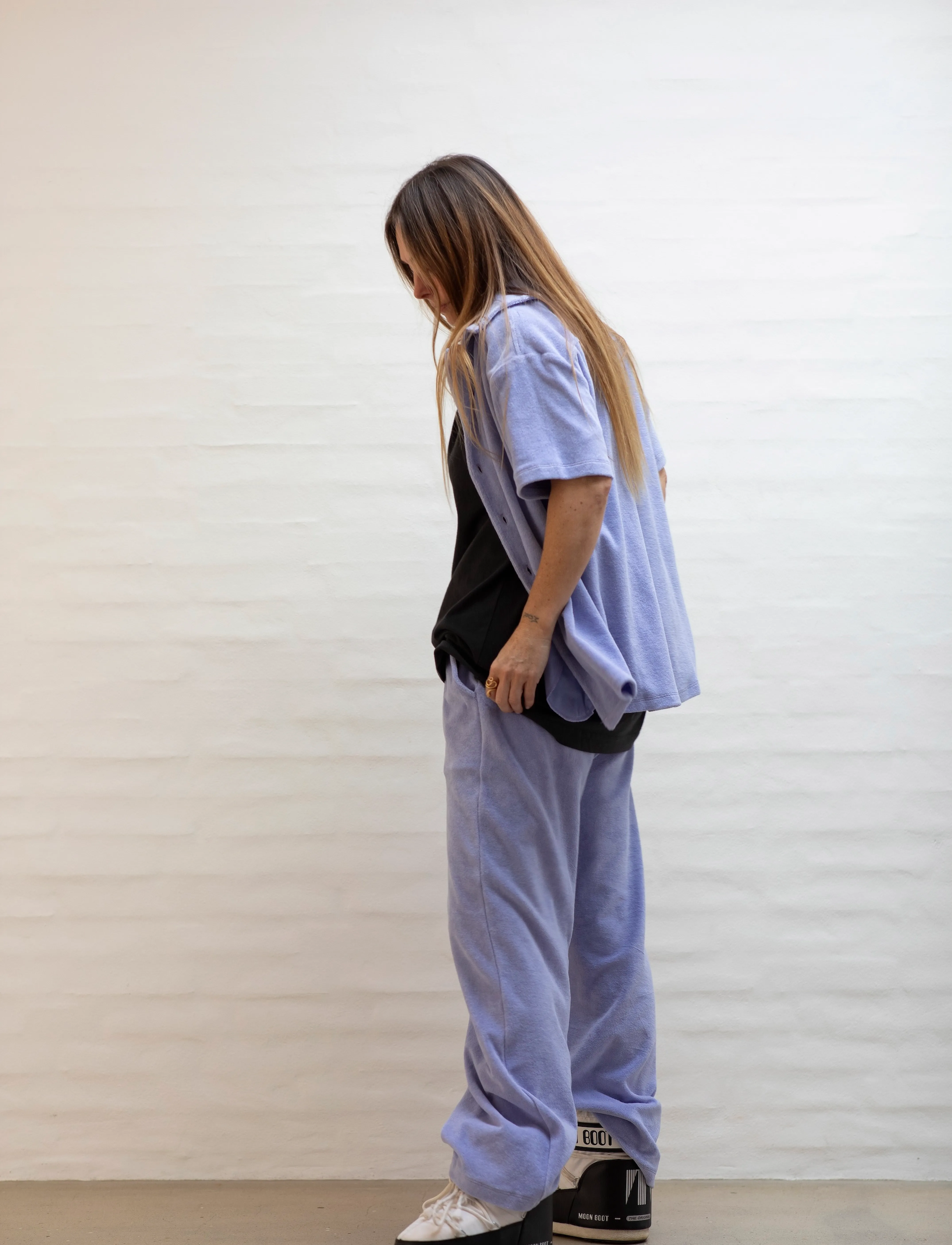 Bongusta - Naram Shirt - kortærmede skjorter - lavender blue - 3