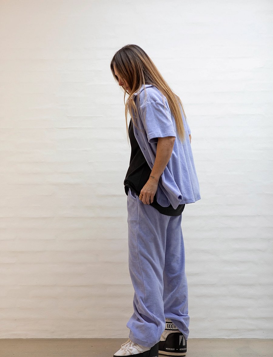 Bongusta - Naram Shirt - kortærmede skjorter - lavender blue - 3