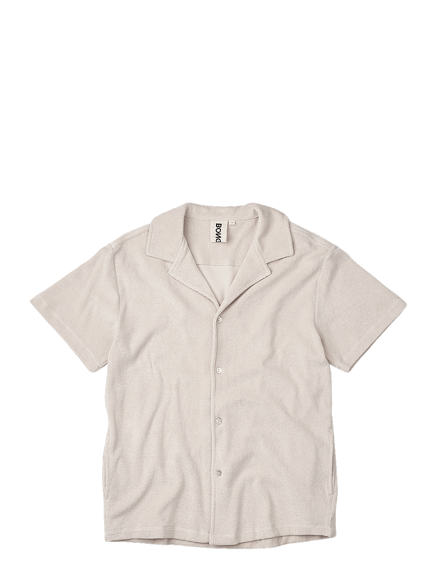 Bongusta - Naram Shirt - kurzärmlige hemden - moonbeam - 1
