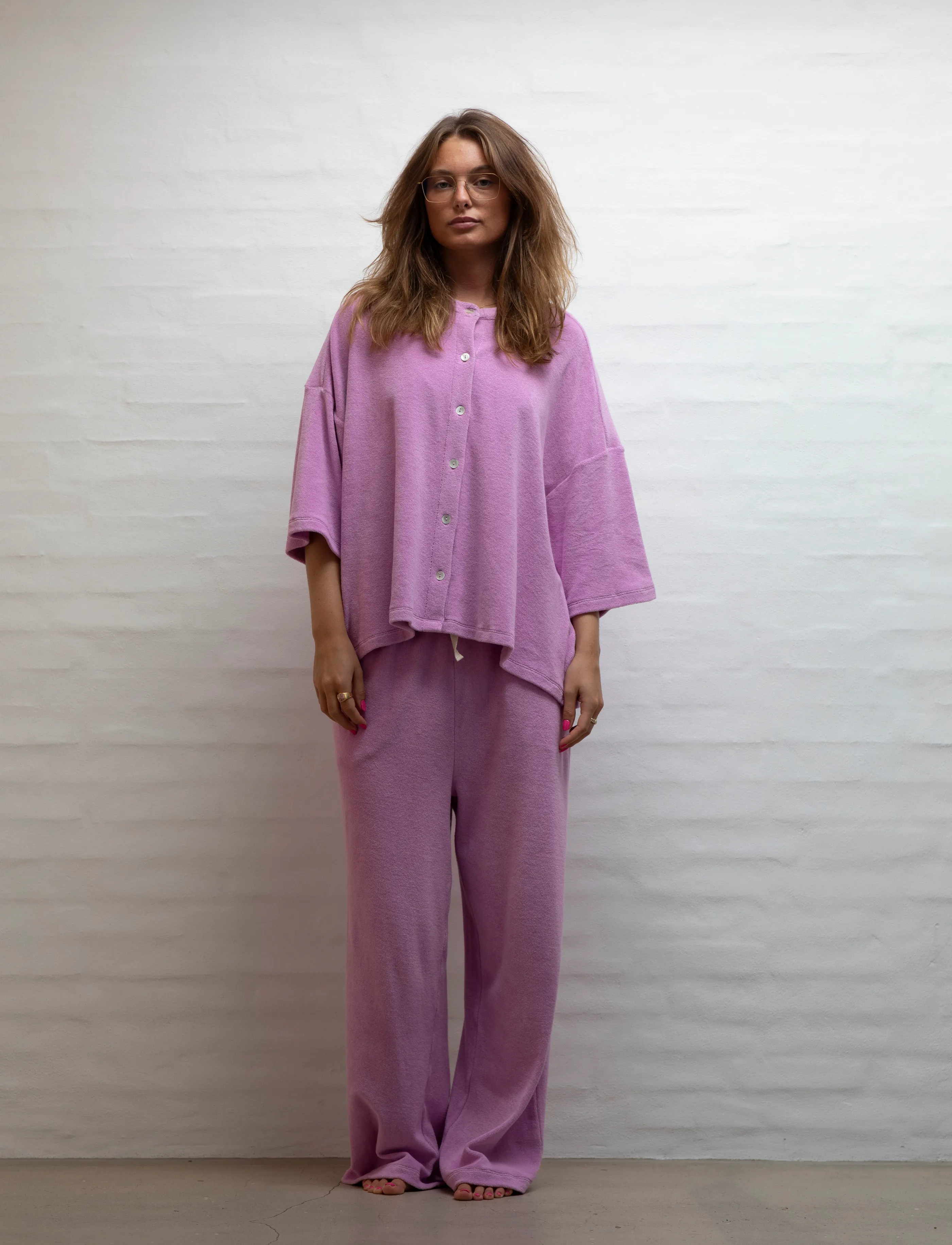 Bongusta - Naram Shirt - kurzärmlige hemden - soft fuchsia - 3