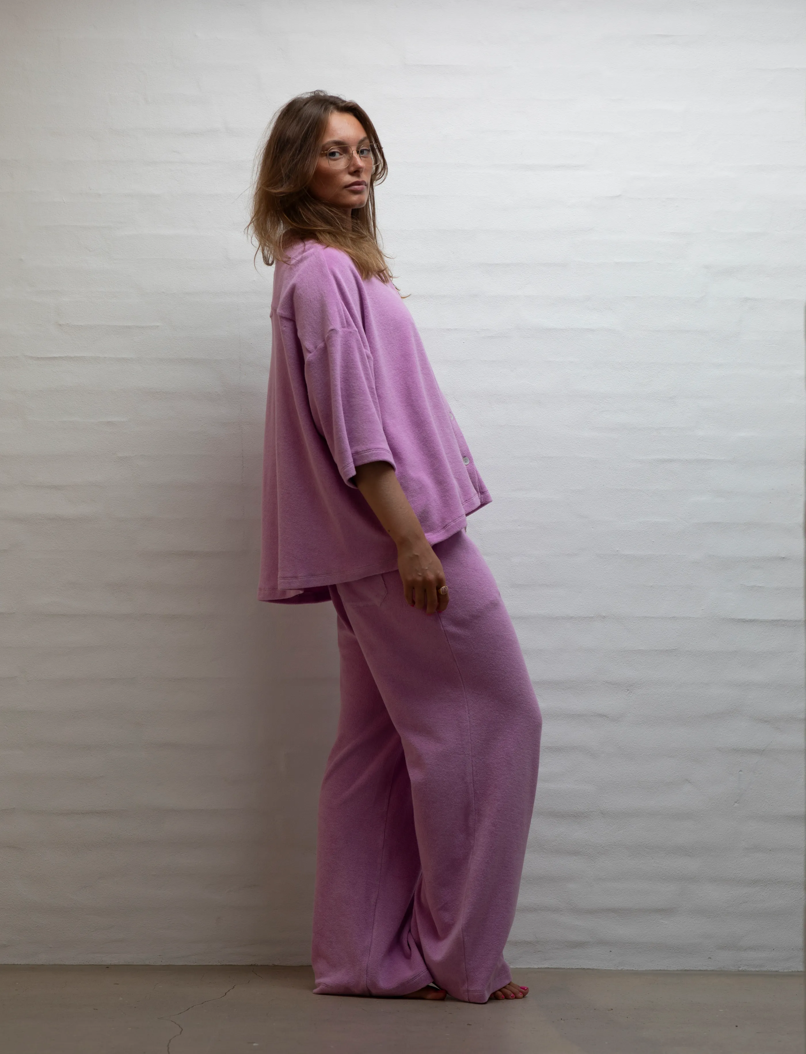 Bongusta - Naram Shirt - kurzärmlige hemden - soft fuchsia - 4