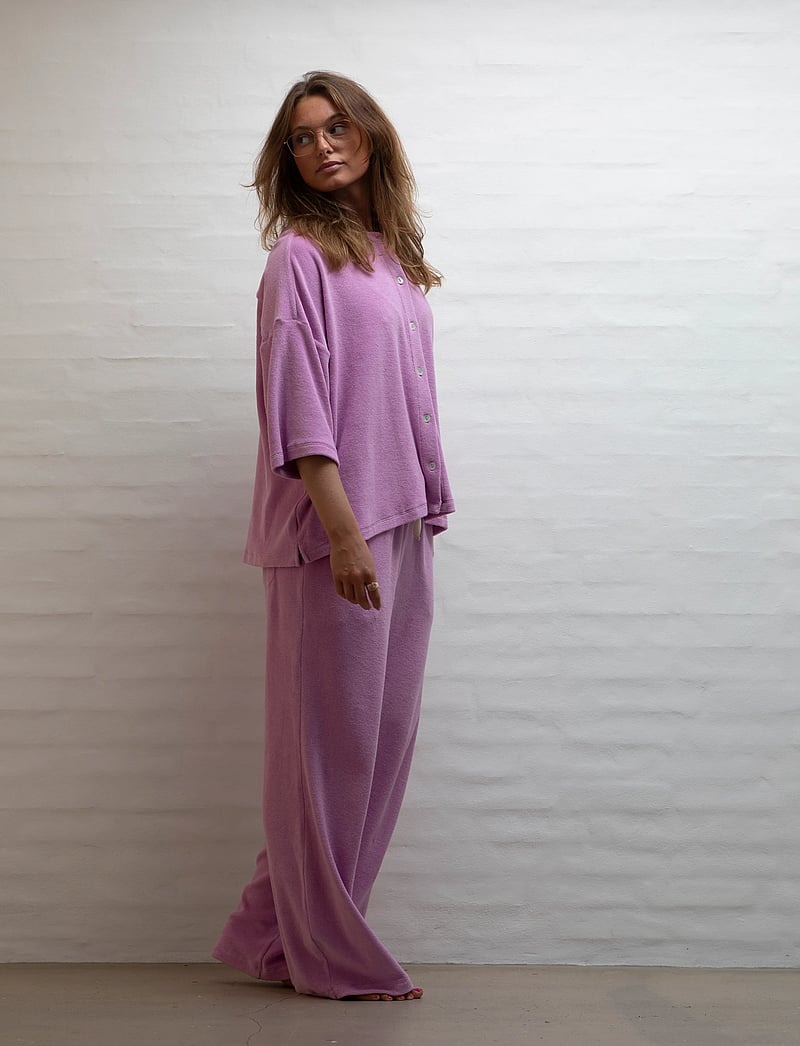 Bongusta - Naram Shirt - kurzärmlige hemden - soft fuchsia - 5