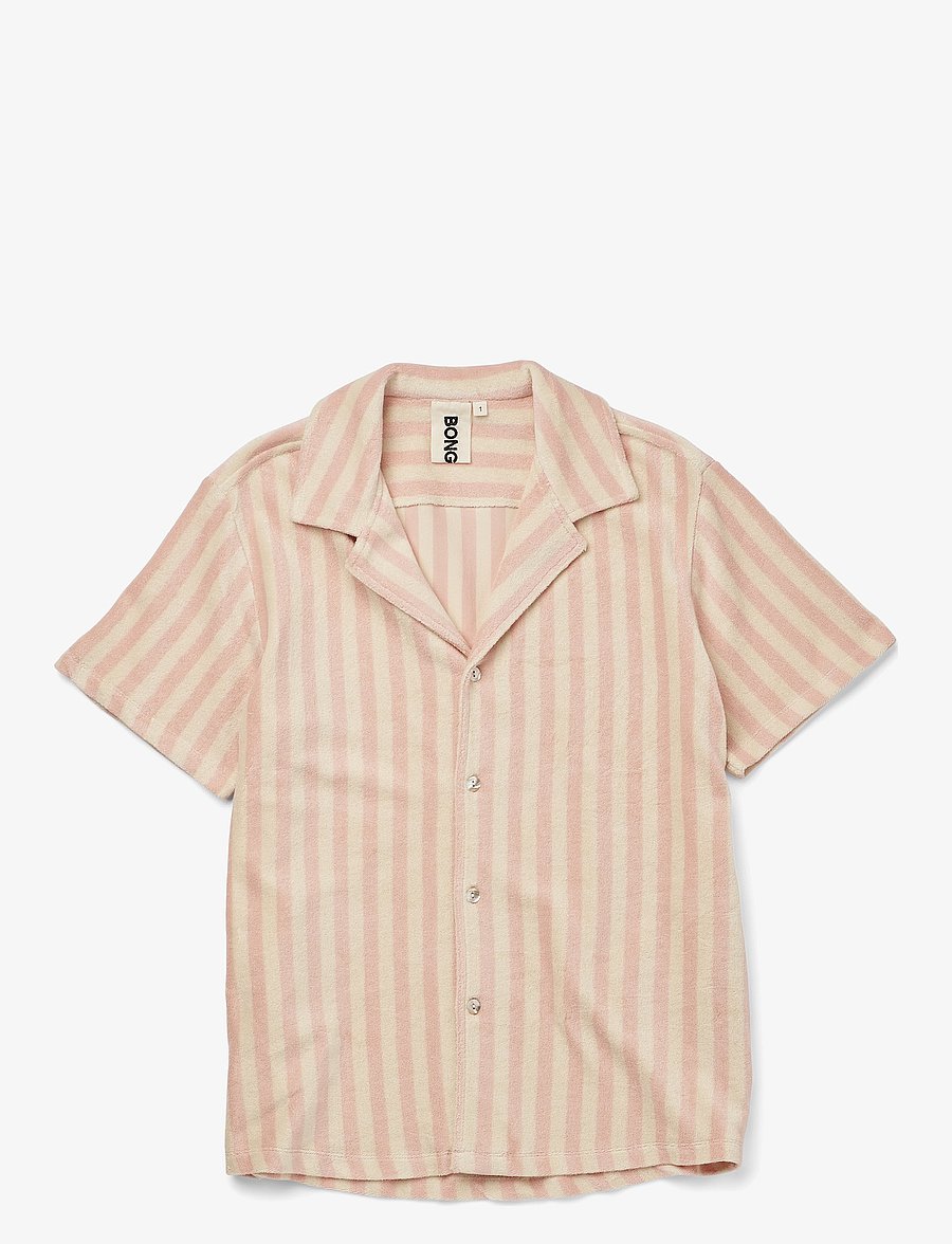 Bongusta - Naram Shirt - short-sleeved shirts - tropical & creme - 1