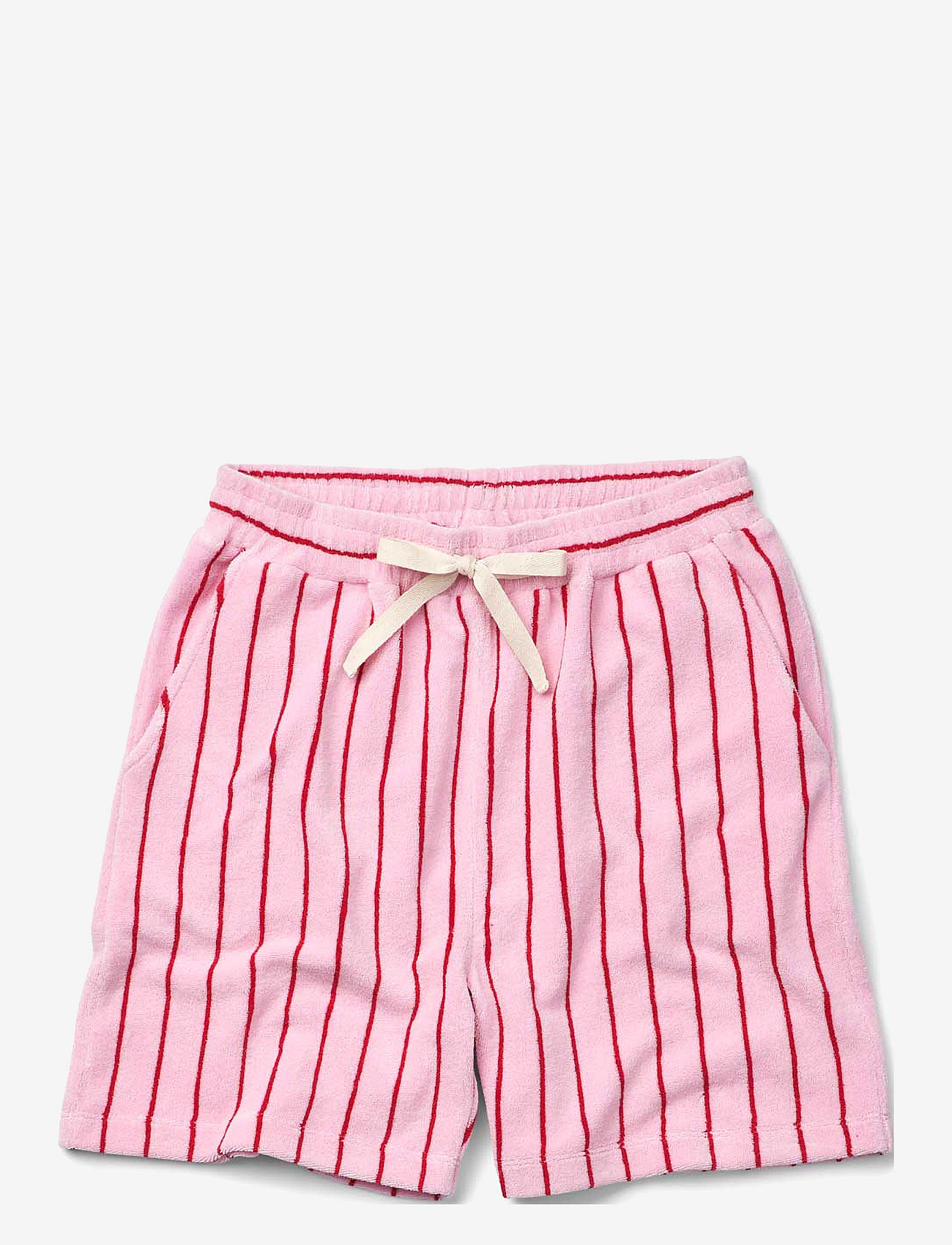 Bongusta - Naram knitted shorts - syntymäpäivälahjat - baby pink & ski patrol - 0