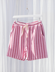 Bongusta - Naram knitted shorts - pysjamas - baby pink & ski patrol - 2