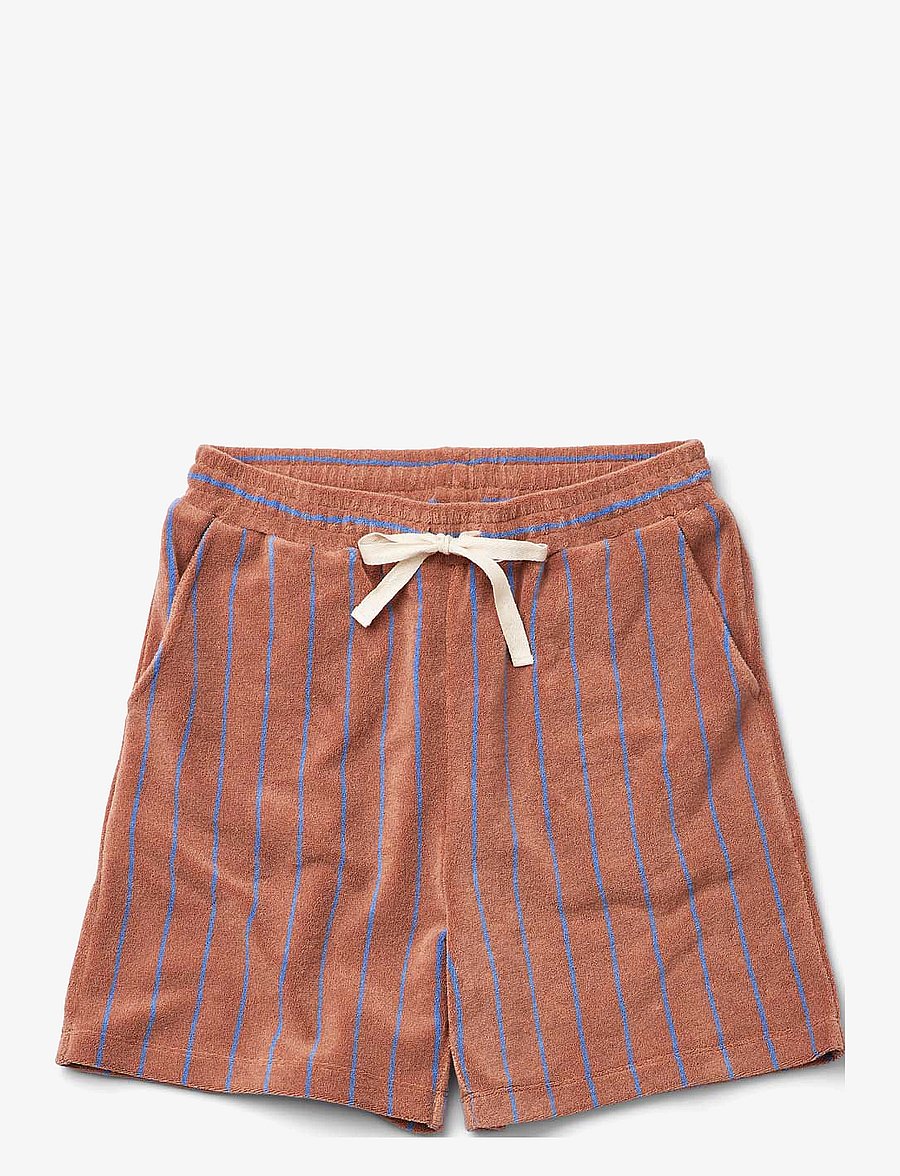 Bongusta - Naram Shorts - shorts - camel & ultramarine blue - 1