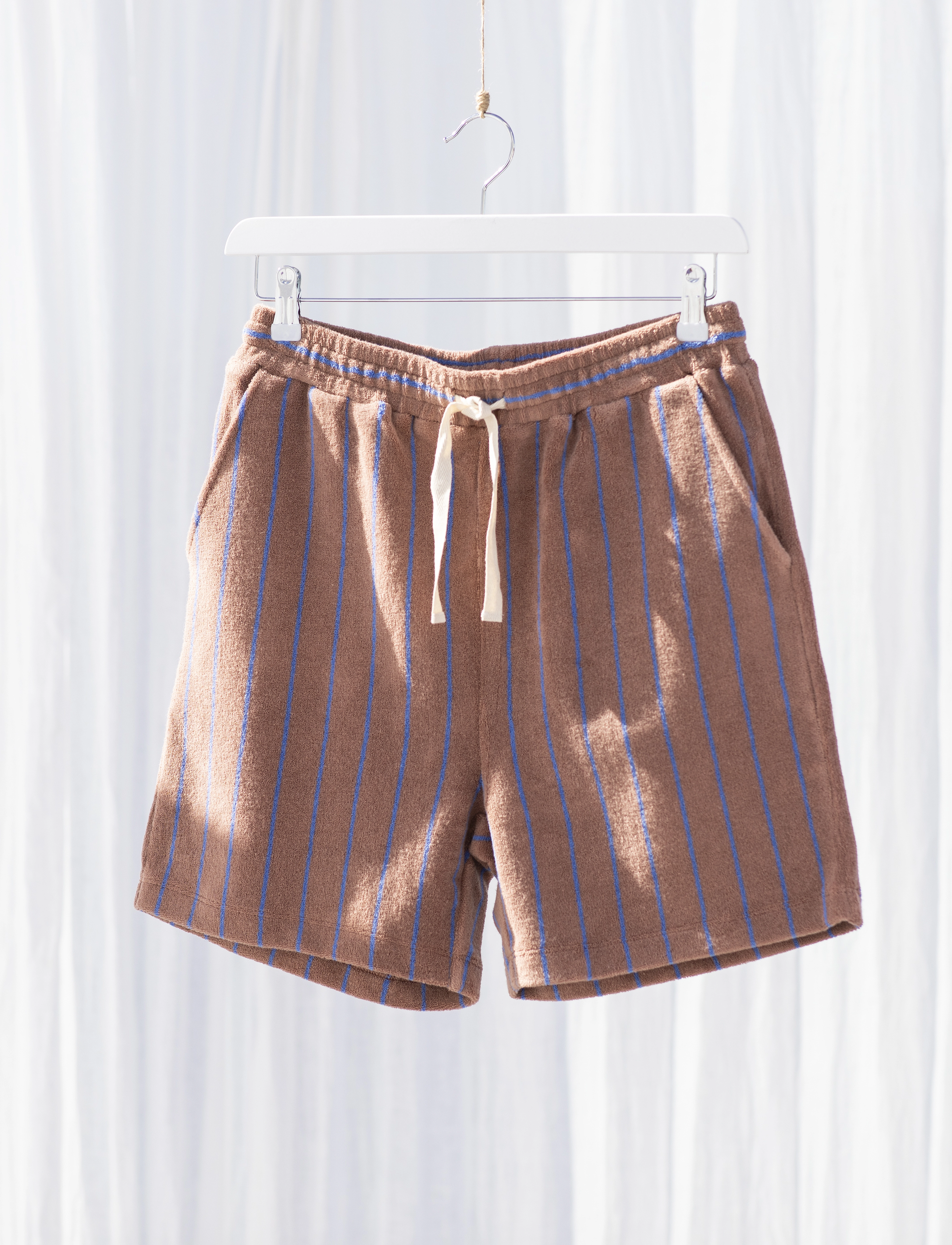 Bongusta - Naram Shorts - camel & ultramarine blue - 2